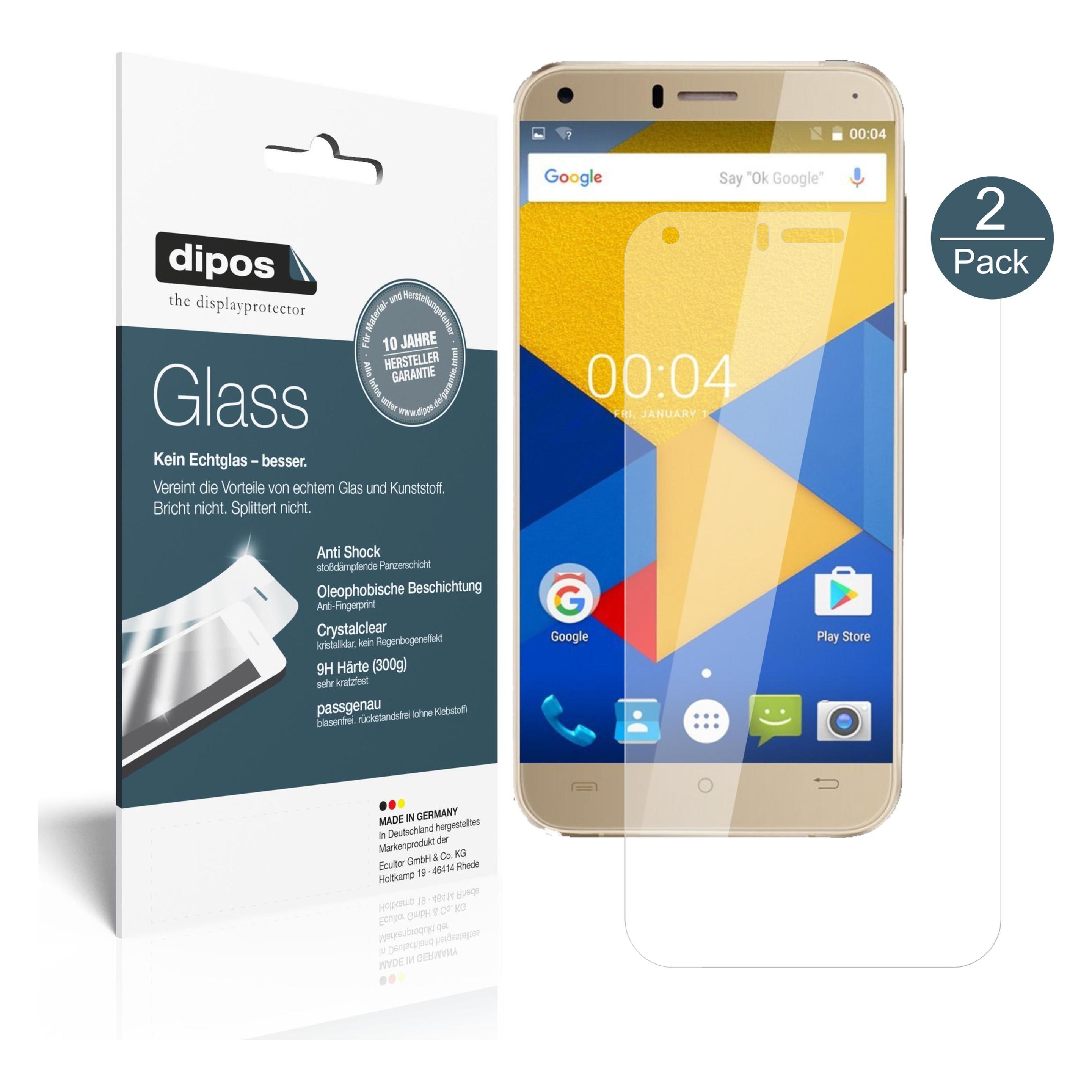 Bild von Dipos Displayschutz Anti-Shock (2 Stück, Cubot Manito), Smartphone Schutzfolie, Transparent