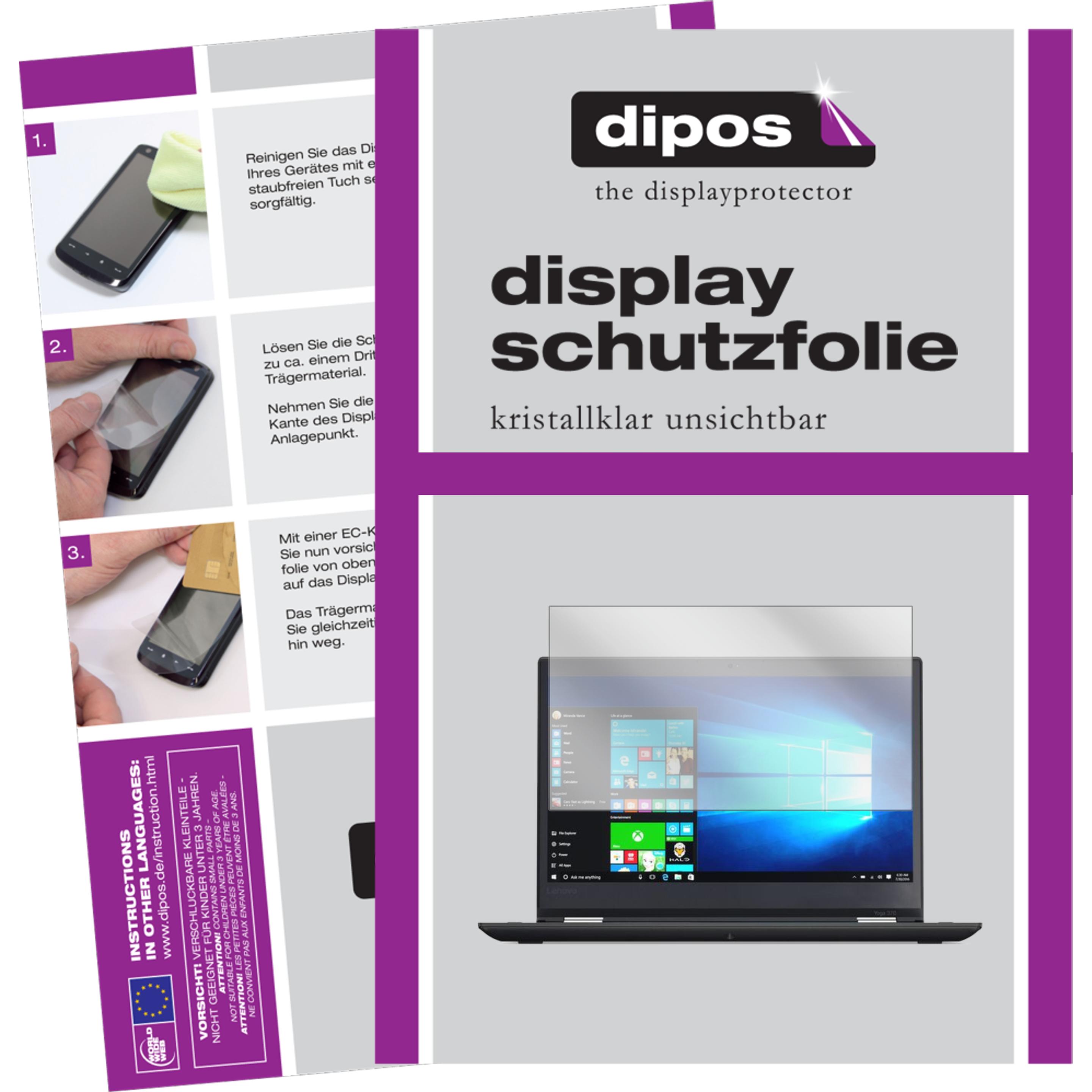Bild von Dipos Displayschutzfolie Crystalclear (2 Stück, Lenovo ThinkPad Yoga 370), Tablet Schutzfolie