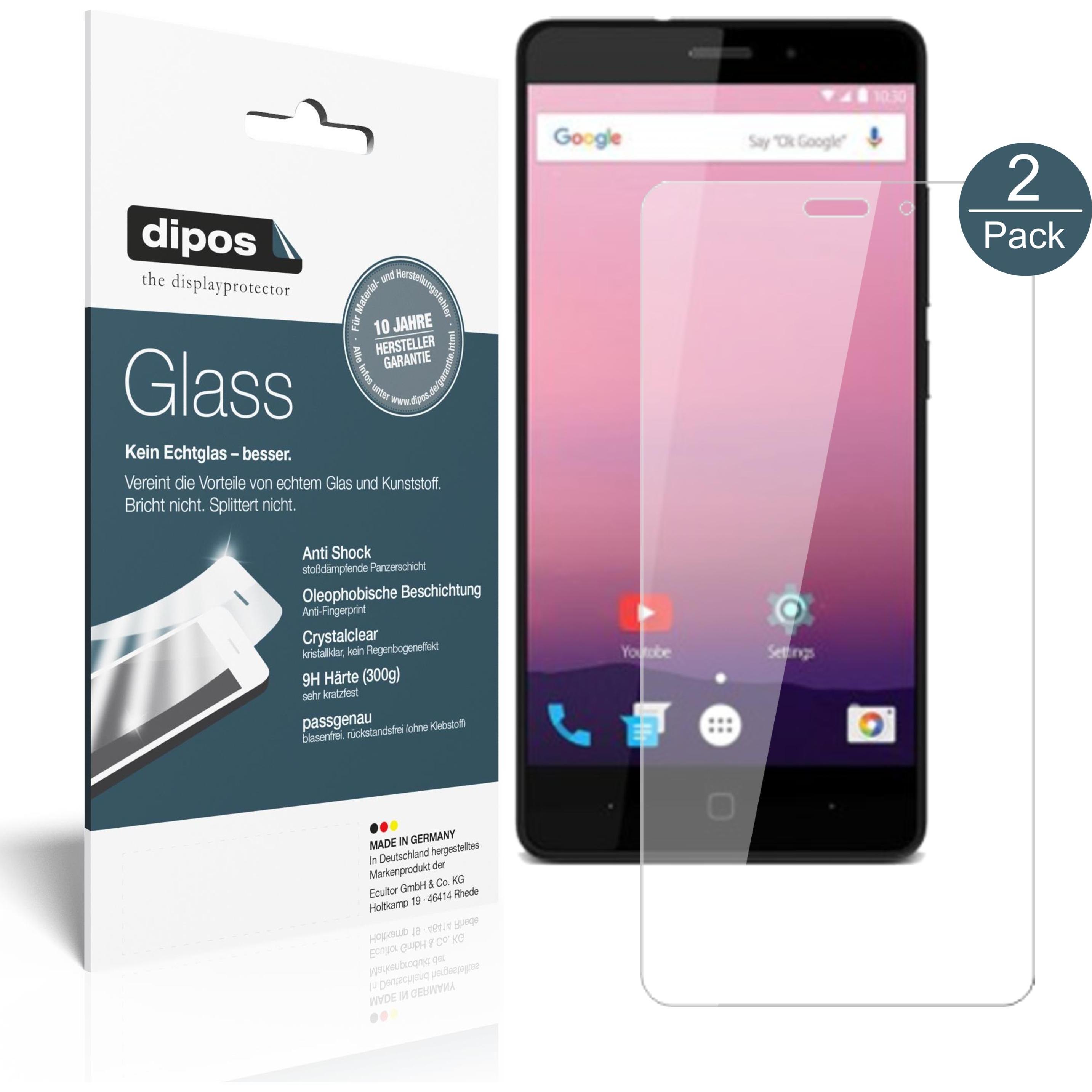Bild von Dipos Displayschutz Anti-Shock (2 Stück, Vernee Thor E), Smartphone Schutzfolie, Transparent