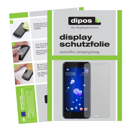 Bild von dipos I 4X Schutzfolie matt für HTC U11 – perfekte Displayschutzlösung