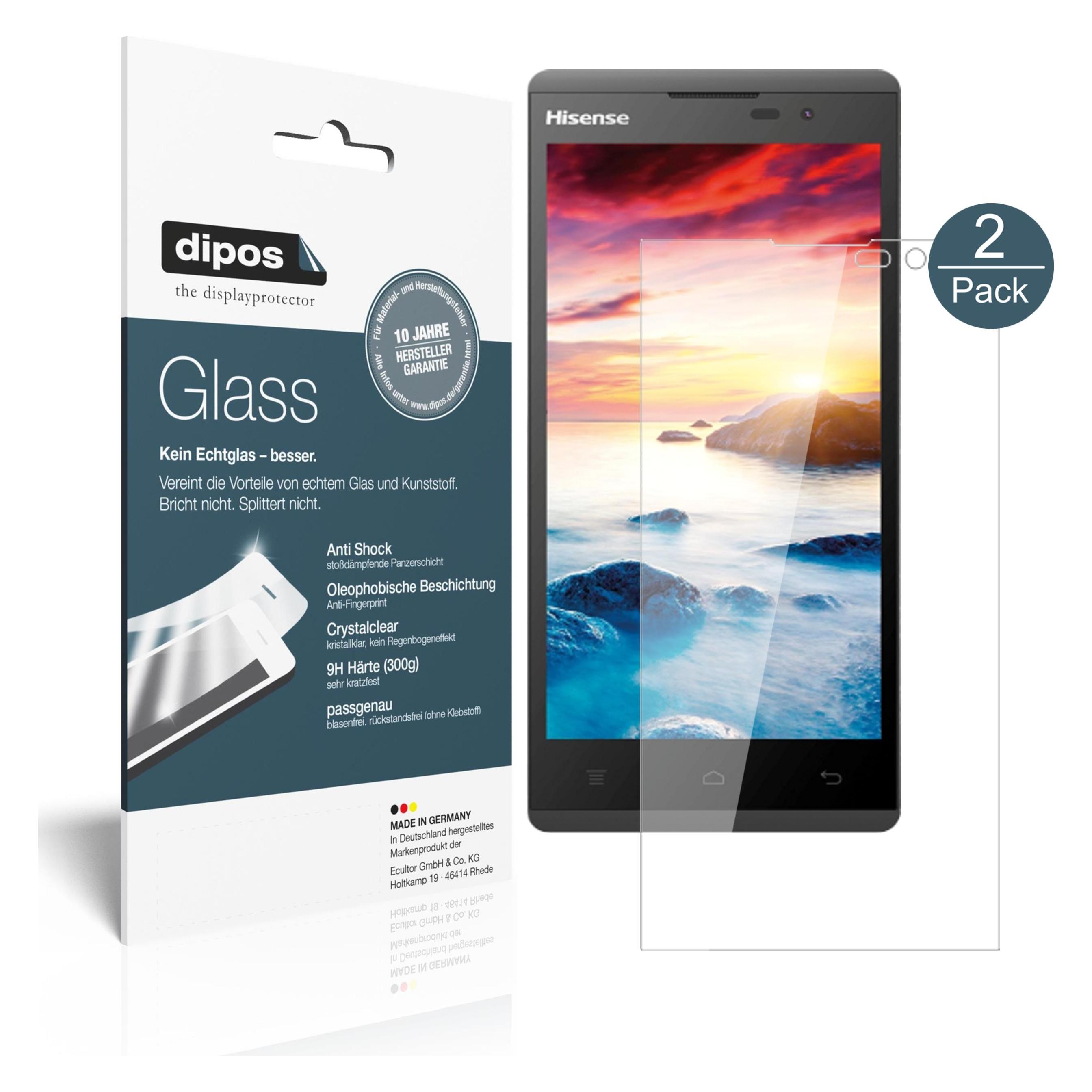 Bild von Dipos Displayschutz Anti-Shock (2 Stück, HiSense Sero 5), Smartphone Schutzfolie, Transparent