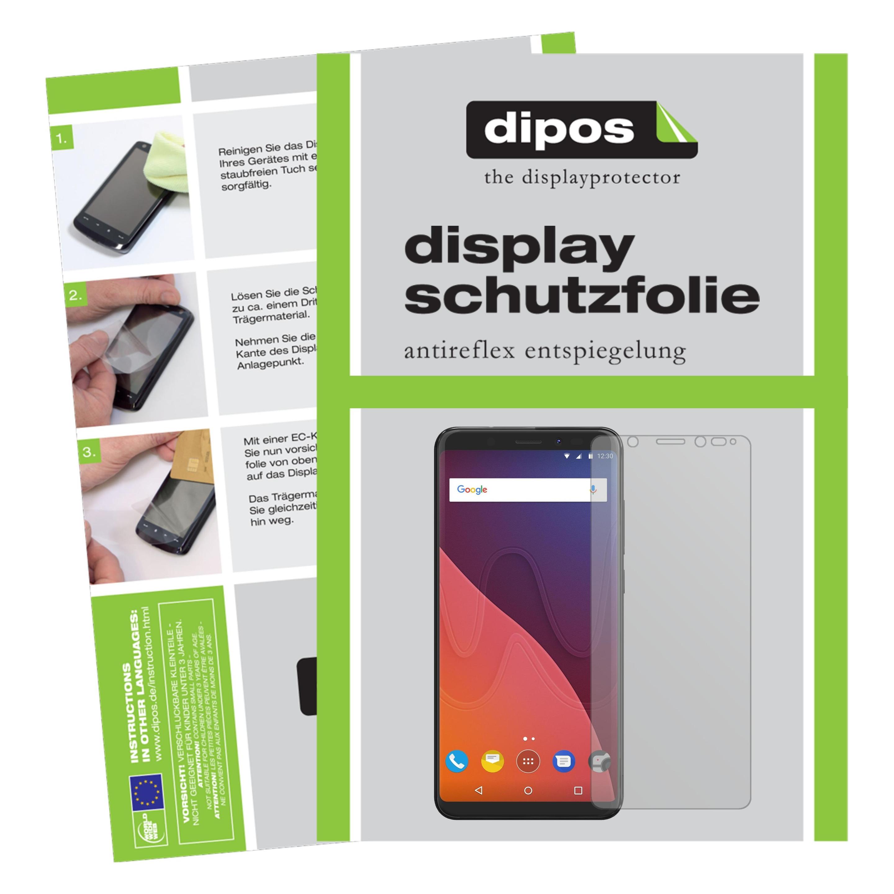 Bild von Dipos Displayschutzfolie Antireflex (2 Stück, Wiko View XL), Smartphone Schutzfolie, Transparent