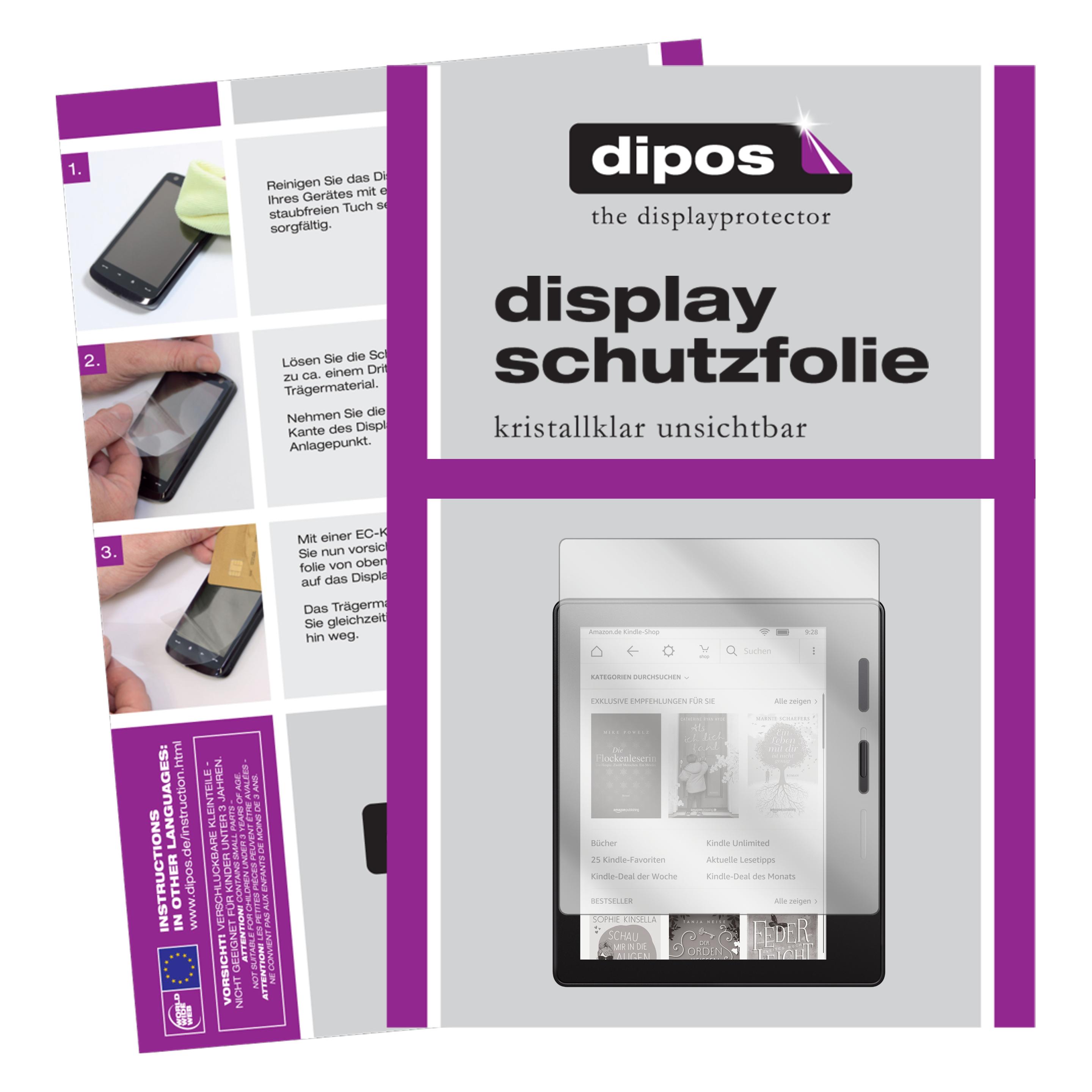 Bild von Dipos Displayschutzfolie Crystalclear (2 Stück, Kindle Oasis 2017), Tablet Schutzfolie