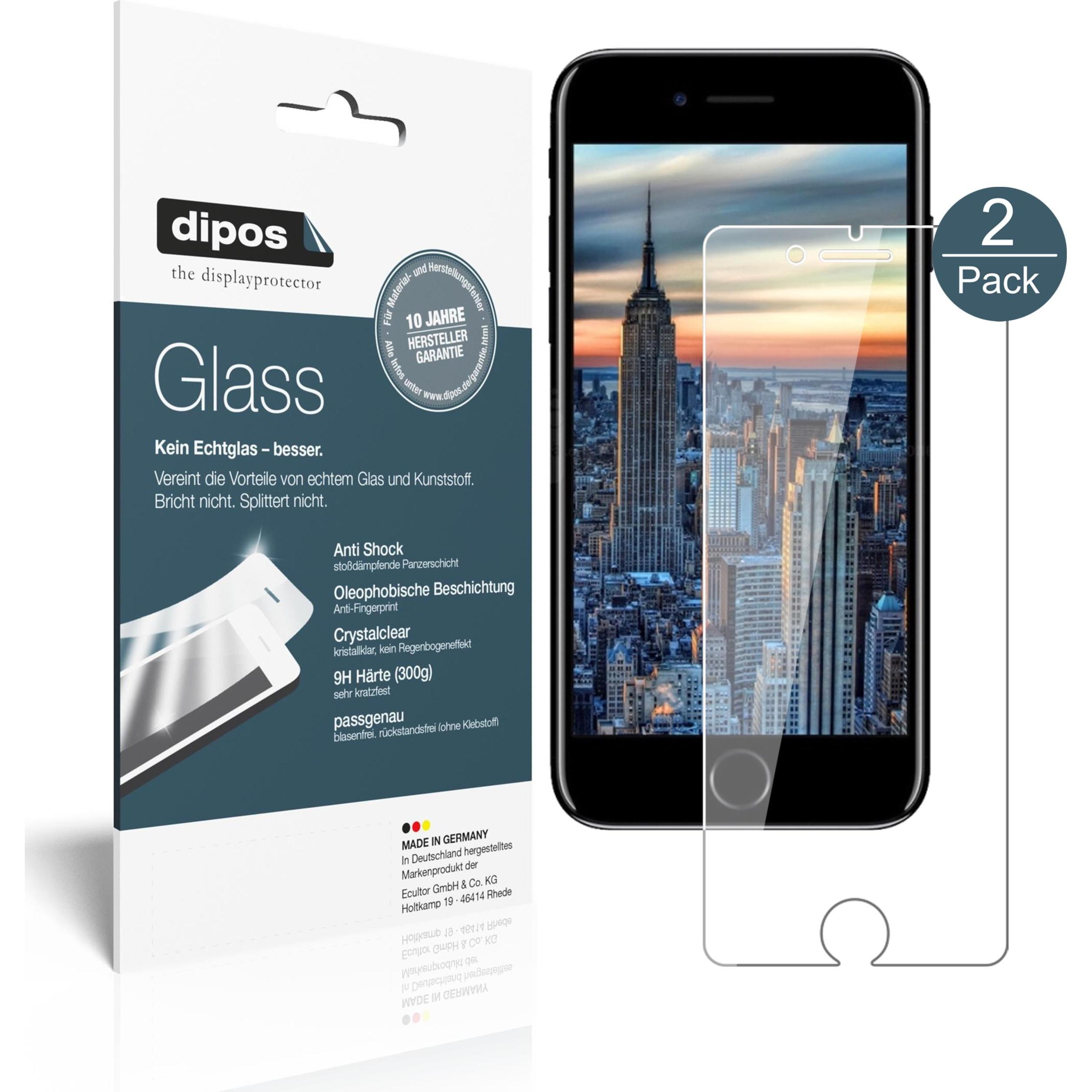 Bild von Dipos Displayschutz Anti-Shock (1 Stück, Apple iPhone 8), Smartphone Schutzfolie, Transparent