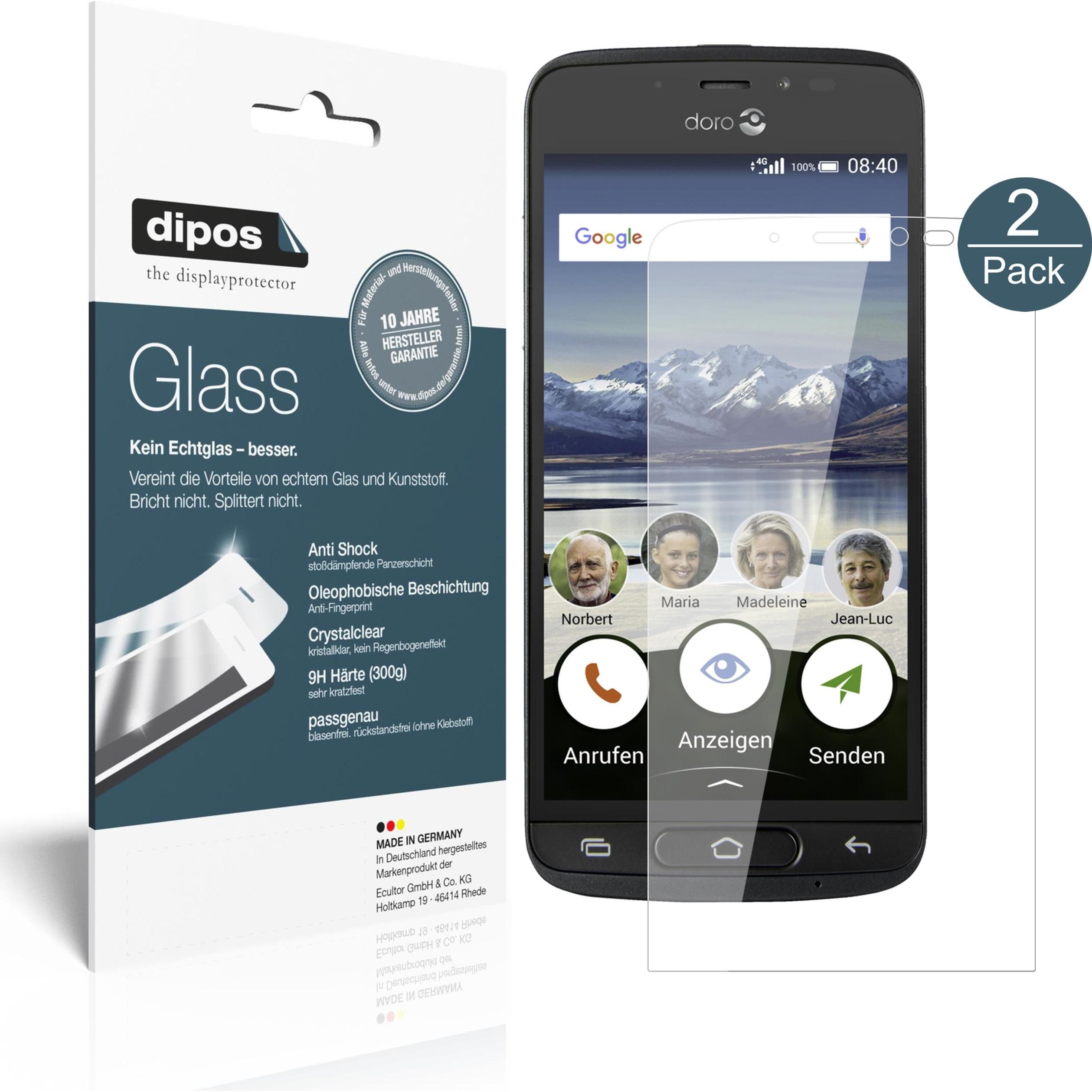 Bild von Dipos Displayschutz Anti-Shock (1 Stück, Doro 8040), Smartphone Schutzfolie, Transparent