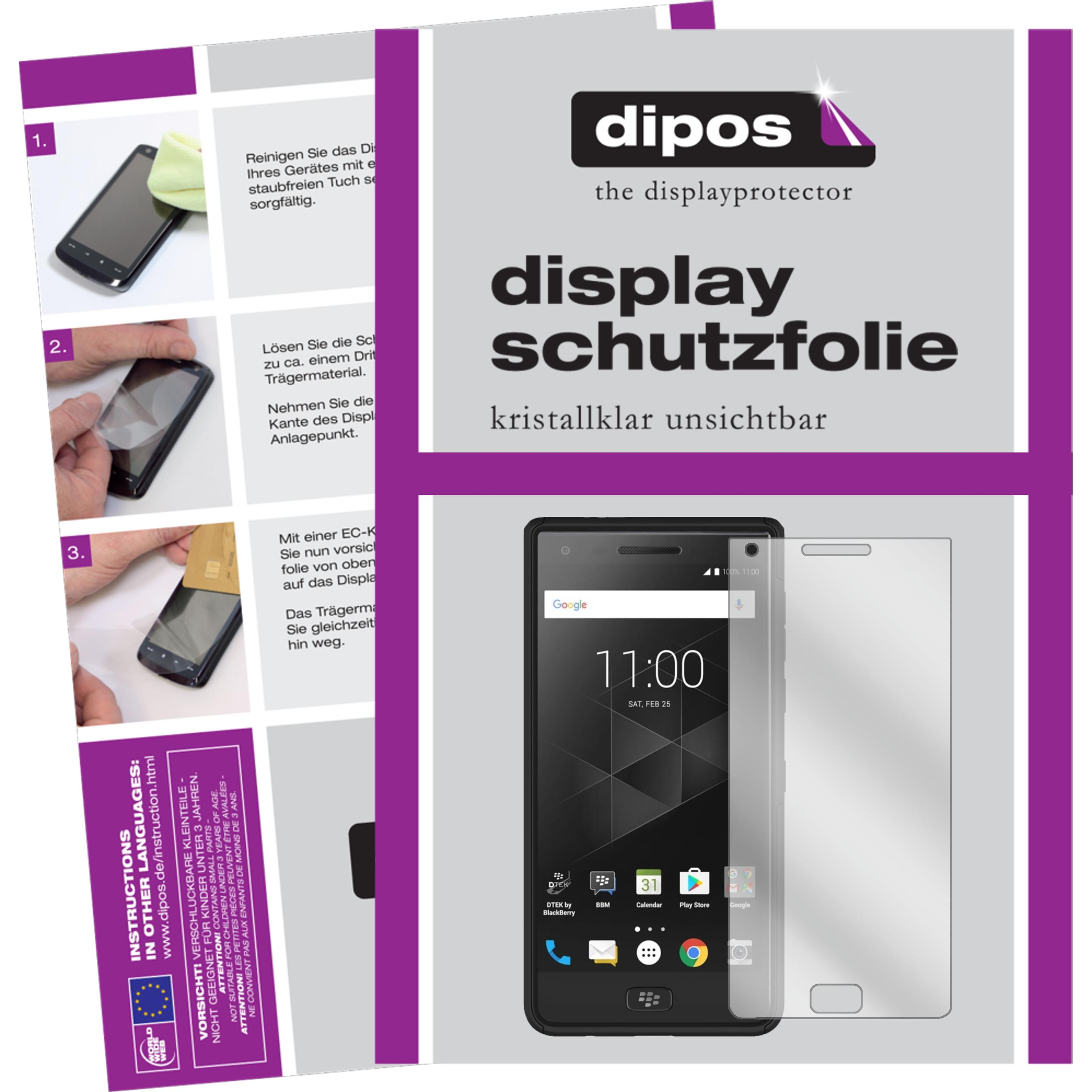 Bild von Dipos Displayschutzfolie Crystalclear (2 Stück, Blackberry Motion), Smartphone Schutzfolie, Transparent