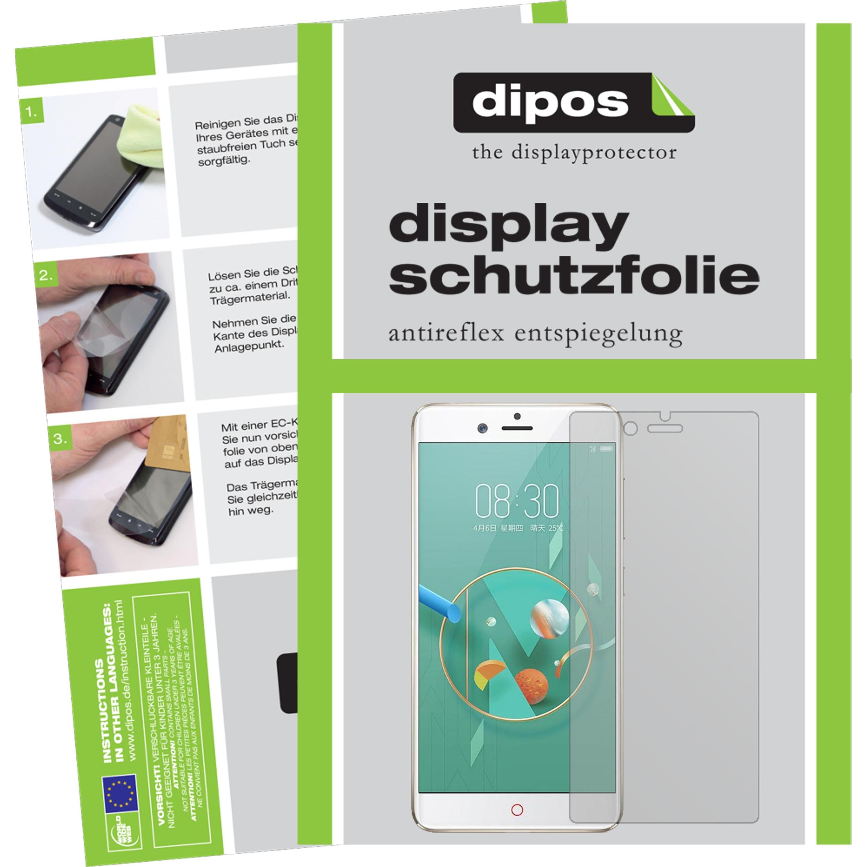 Bild von Dipos Displayschutzfolie Antireflex (6 Stück, ZTE Nubia Z17 Mini S), Smartphone Schutzfolie, Transparent