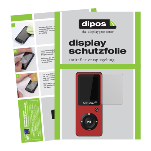 Bild von Dipos Displayschutzfolie Antireflex für Bertronic BC02 Royal MP3-Player und Kameras