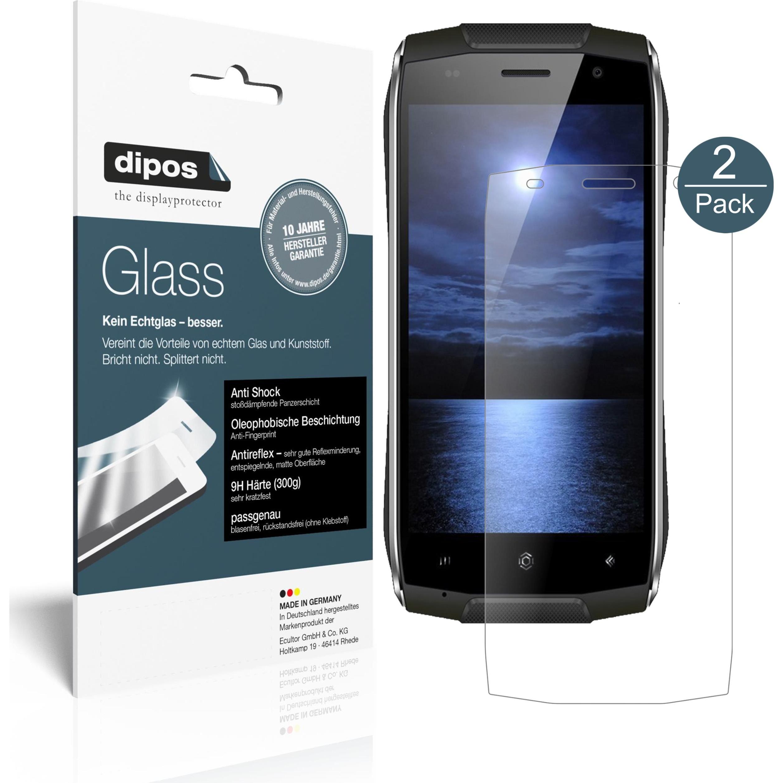 Bild von Dipos Displayschutz Anti-Shock (2 Stück, Zoji Z6), Smartphone Schutzfolie, Transparent
