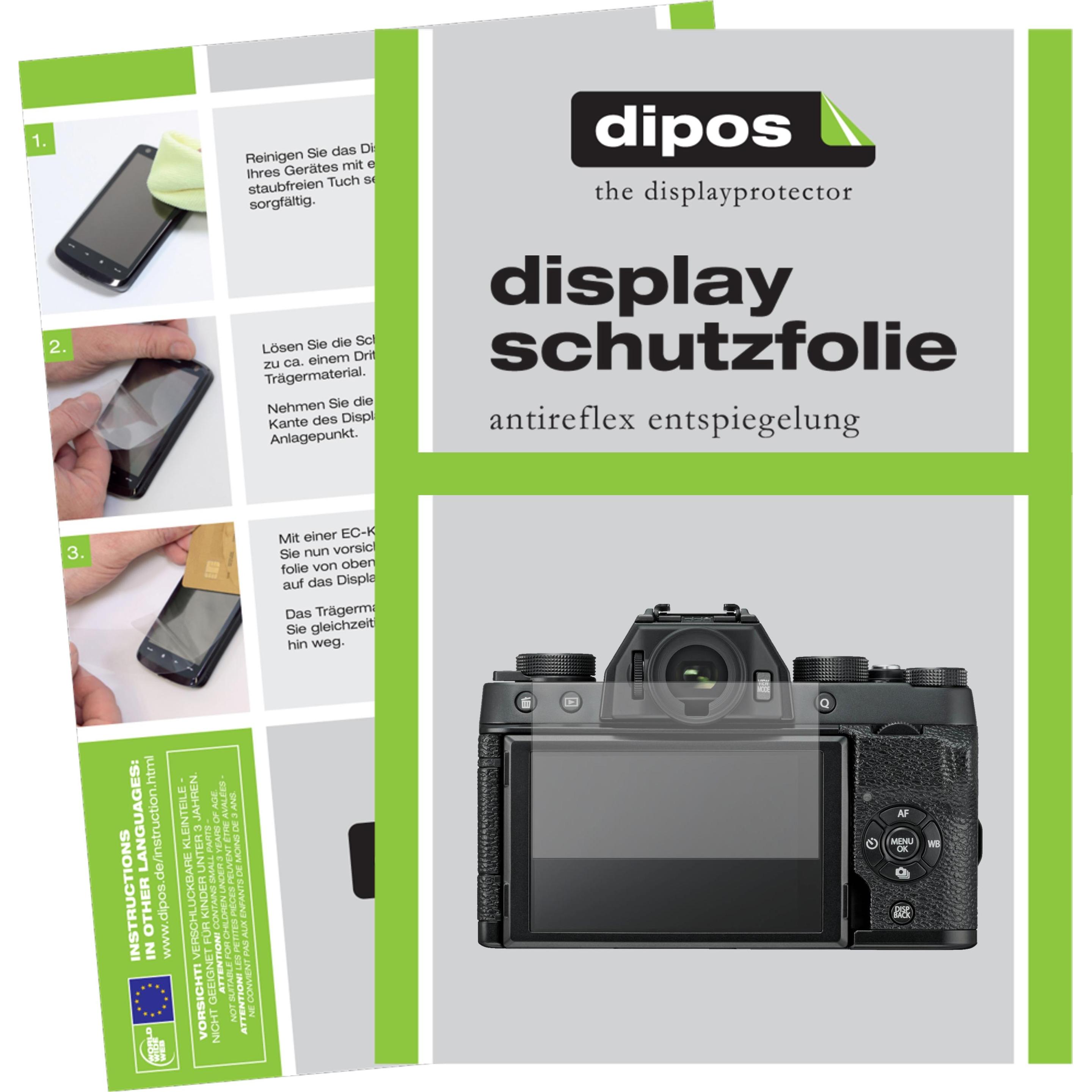 Bild von Dipos Displayschutzfolie Antireflex (Displayschutz, Fujifilm X-T100), Kameraschutz, Transparent