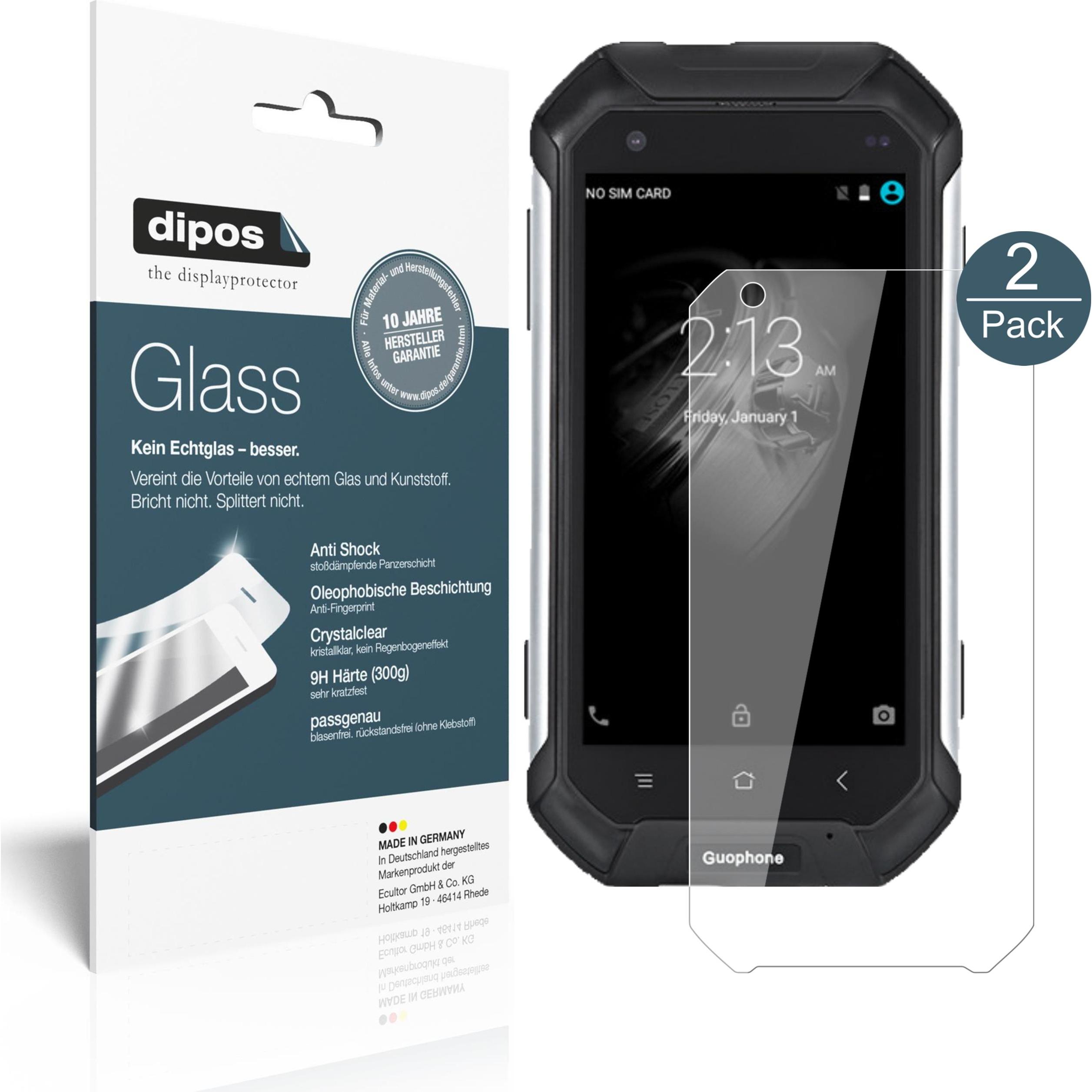 Bild von Dipos Displayschutz Anti-Shock (1 Stück, Guophone V19), Smartphone Schutzfolie, Transparent