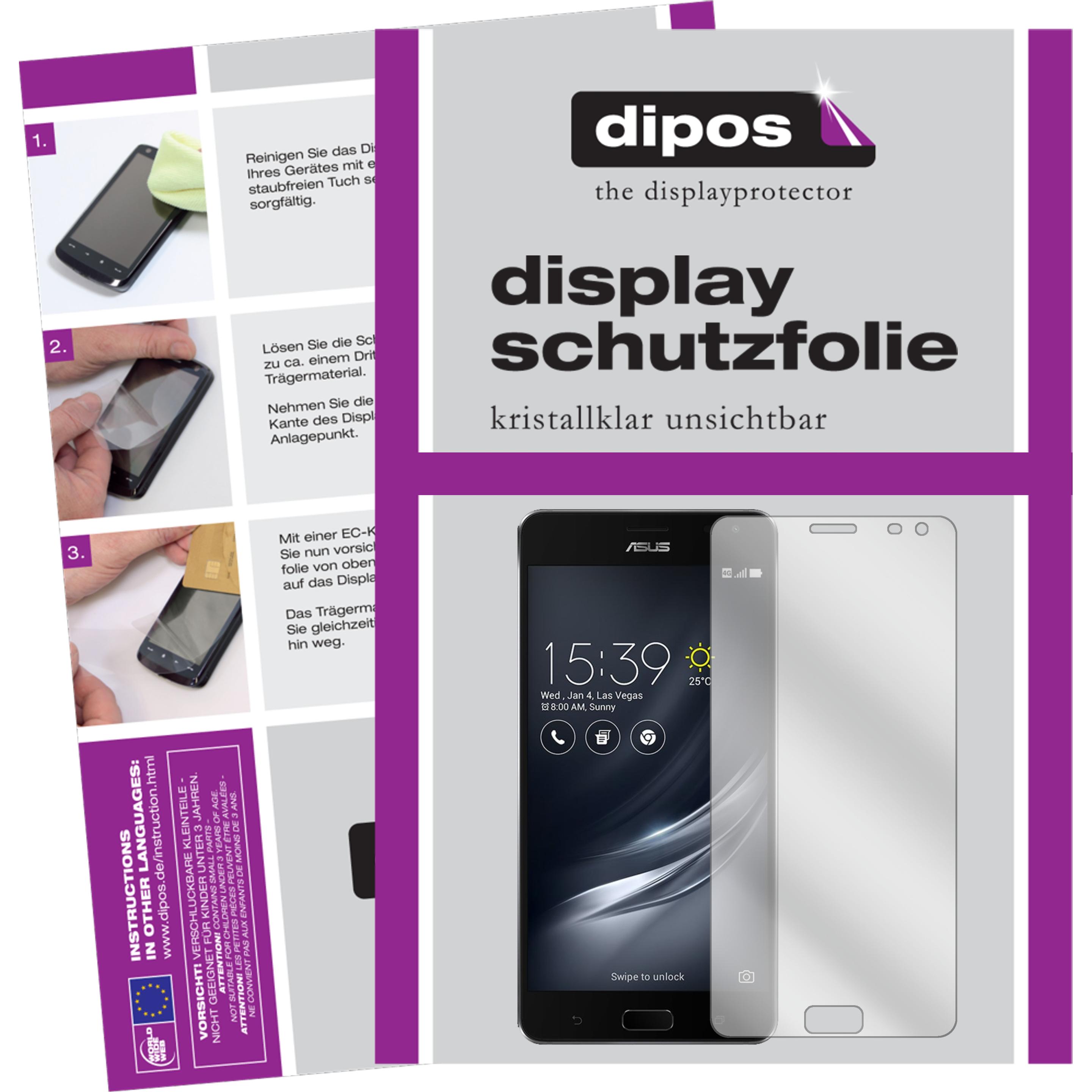 Bild von Dipos Displayschutzfolie Crystalclear (6 Stück, ASUS ZenFone Ares), Smartphone Schutzfolie, Transparent