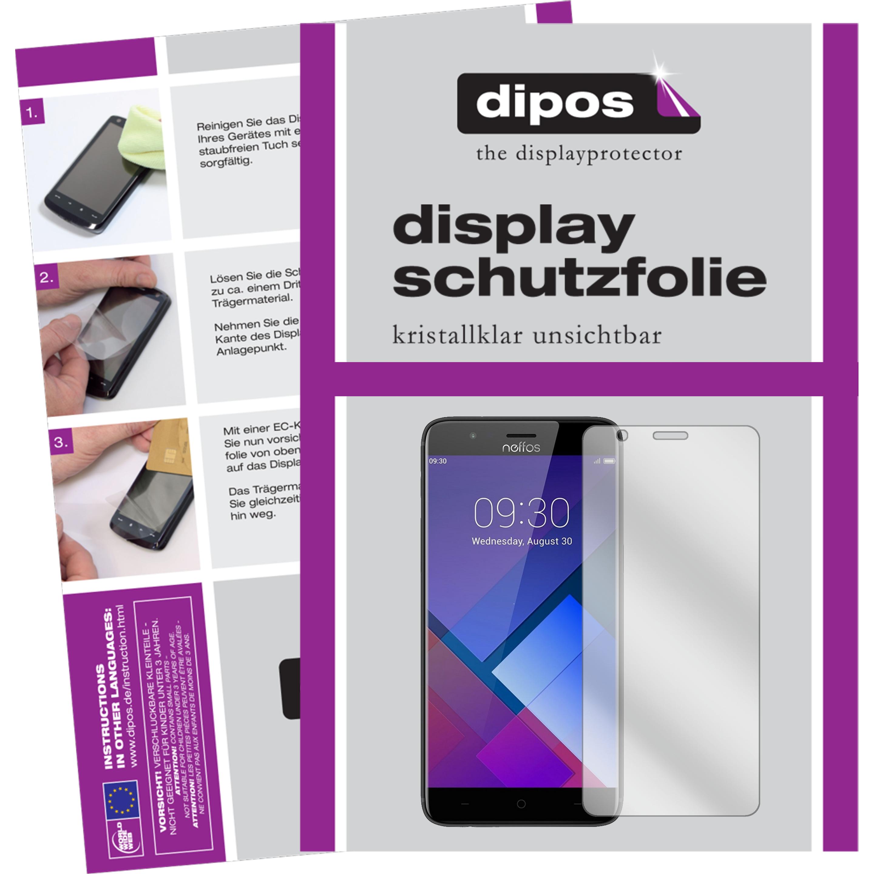 Bild von Dipos Displayschutzfolie Crystalclear (2 Stück, TP-Link Neffos P1), Smartphone Schutzfolie, Transparent