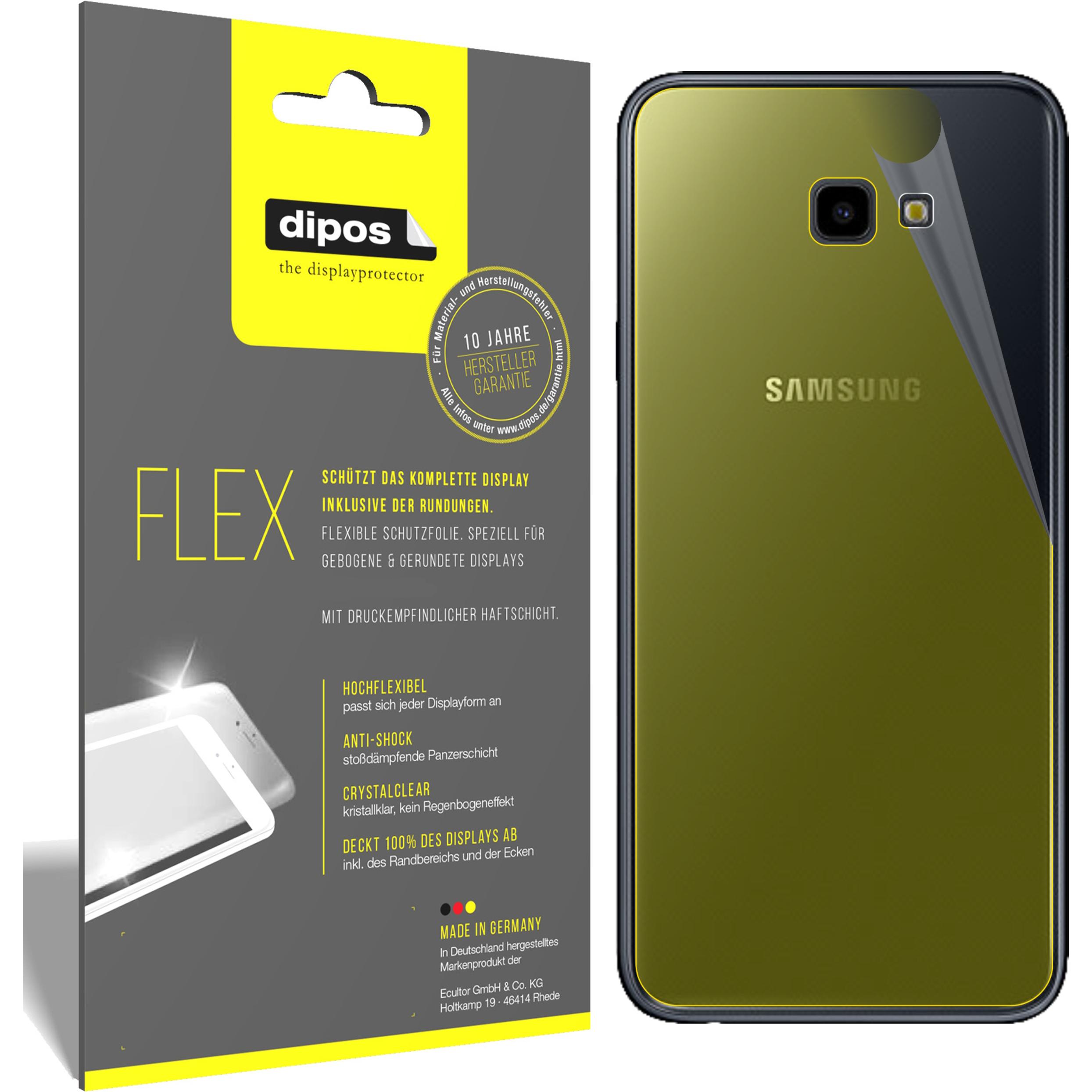 Bild von Dipos Displayschutzfolie Full-Cover 3D (2 Stück, Samsung Galaxy J4+), Smartphone Schutzfolie, Transparent