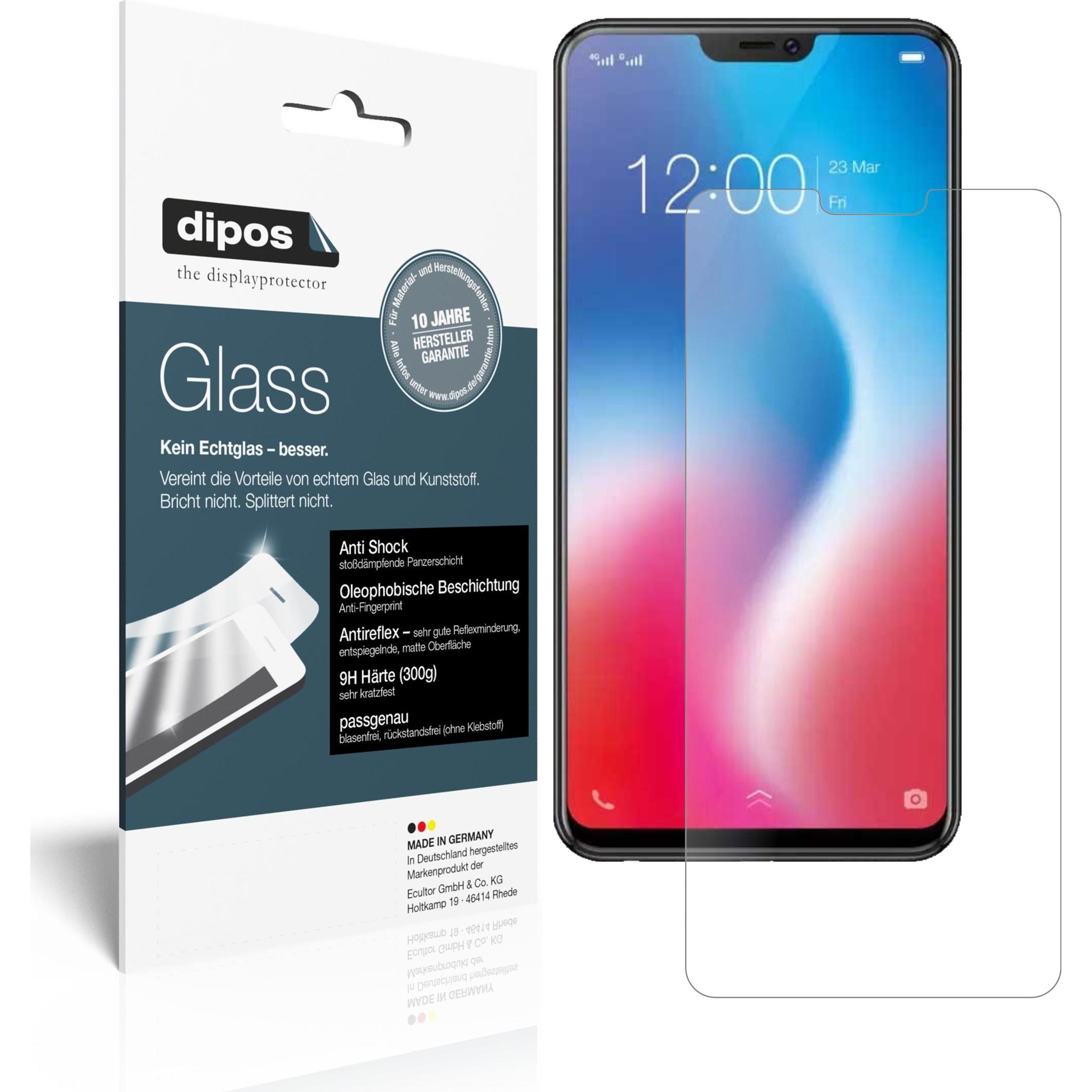 Bild von Dipos Displayschutz Anti-Shock (1 Stück, Vivo V9 Pro), Smartphone Schutzfolie, Transparent