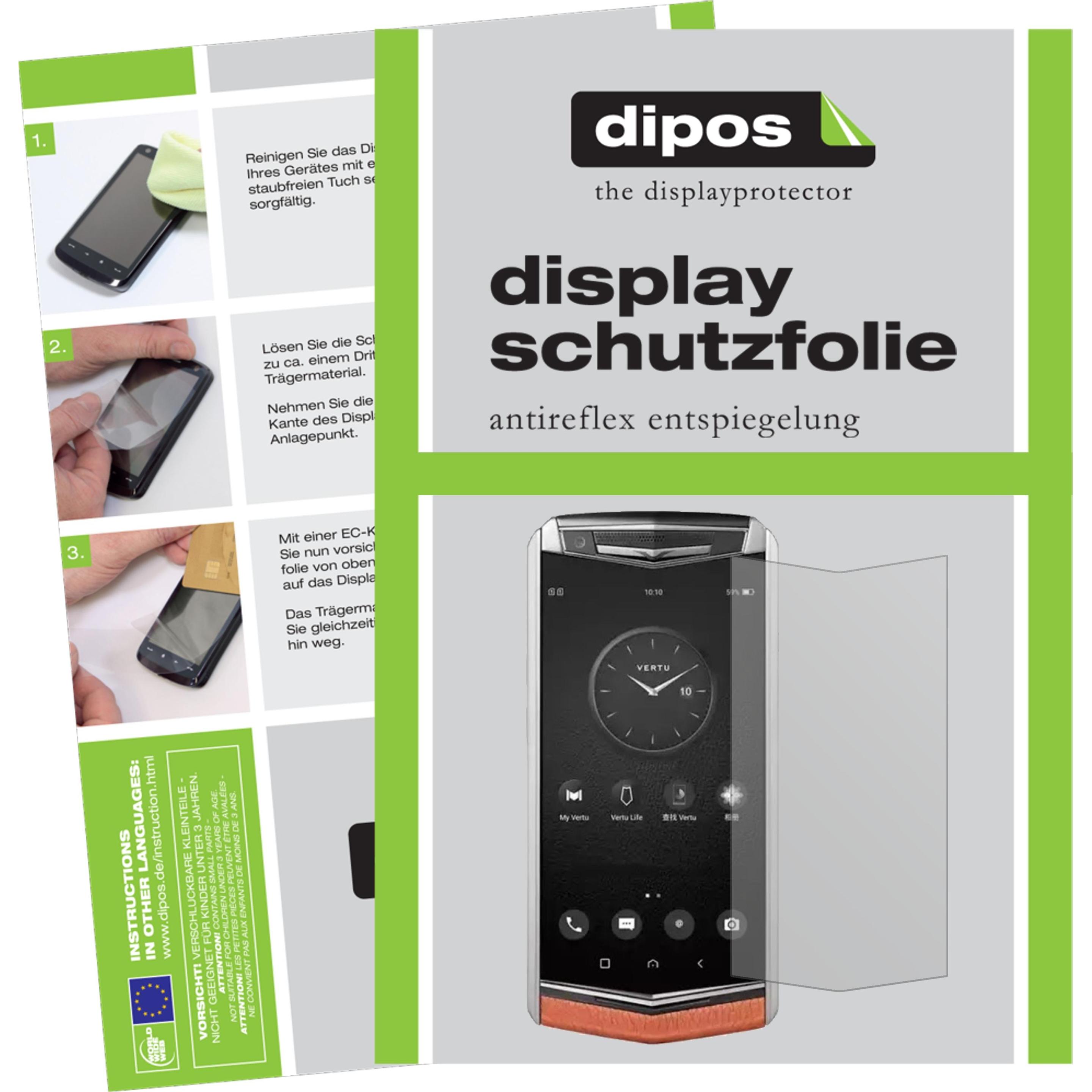 Bild von Dipos Displayschutzfolie Antireflex (1 Stück, Vertu Aster P), Smartphone Schutzfolie, Transparent