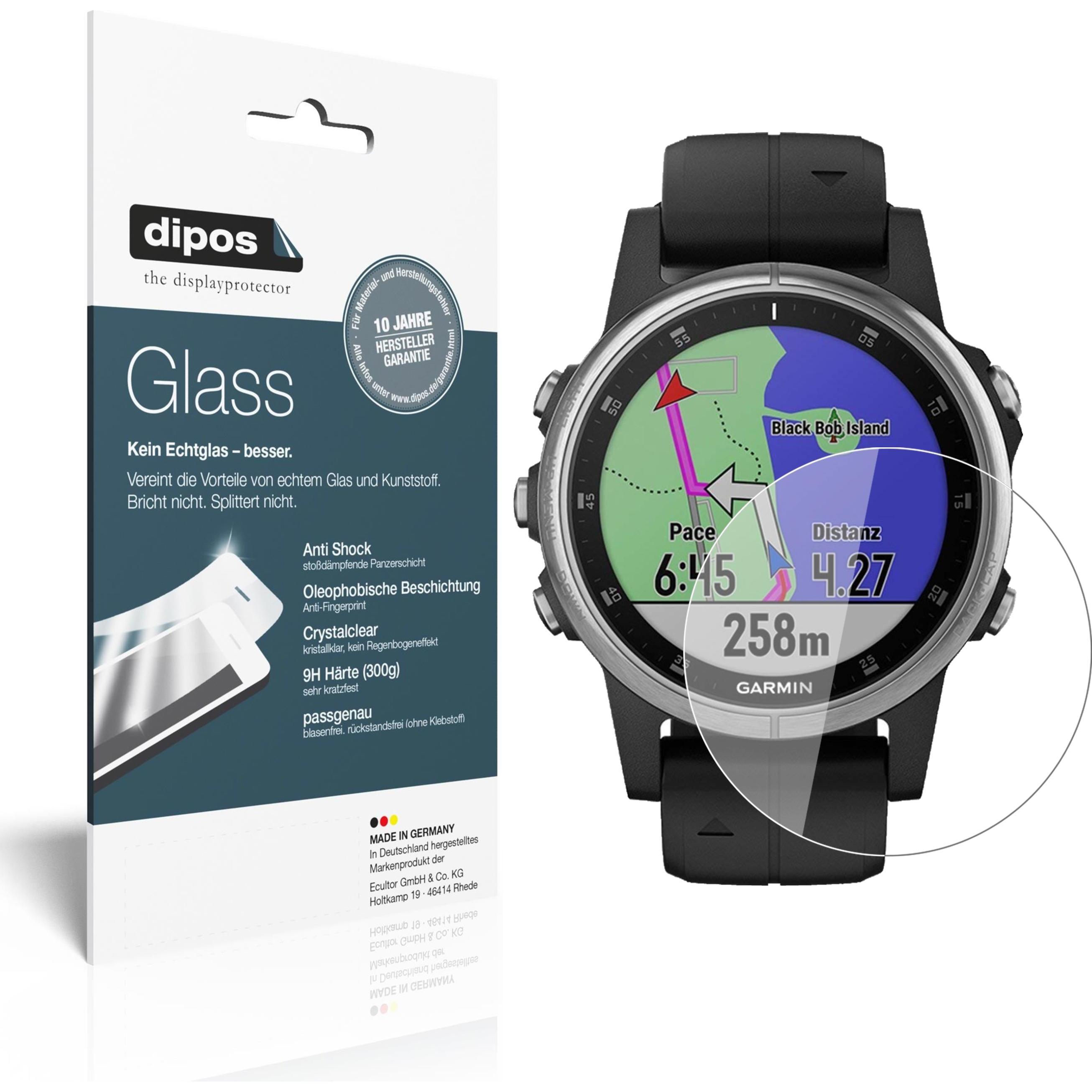 Bild von Dipos Displayschutz Anti-Shock, Smartwatch Schutzfolie, Transparent