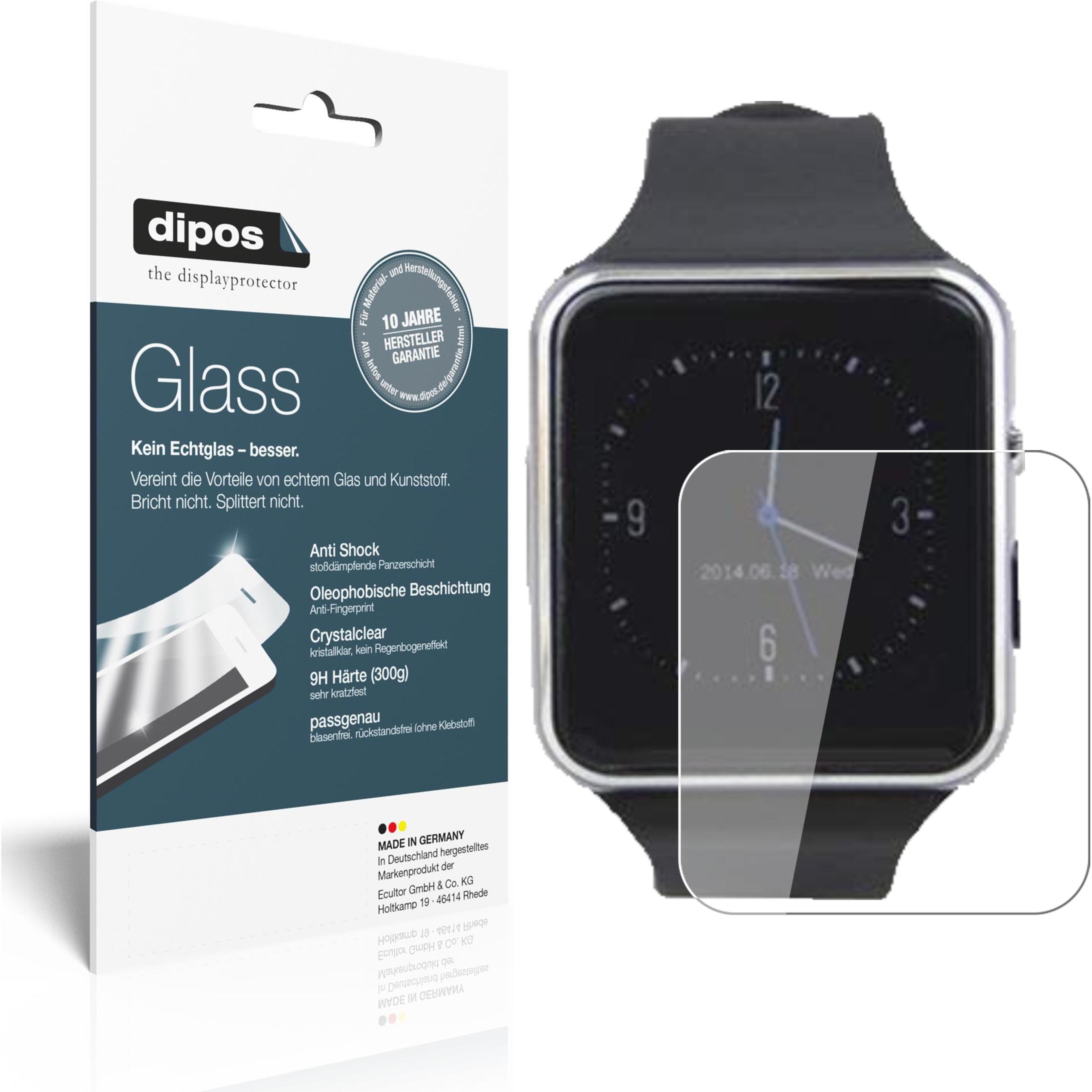 Bild von Dipos Displayschutz Anti-Shock, Smartwatch Schutzfolie, Transparent