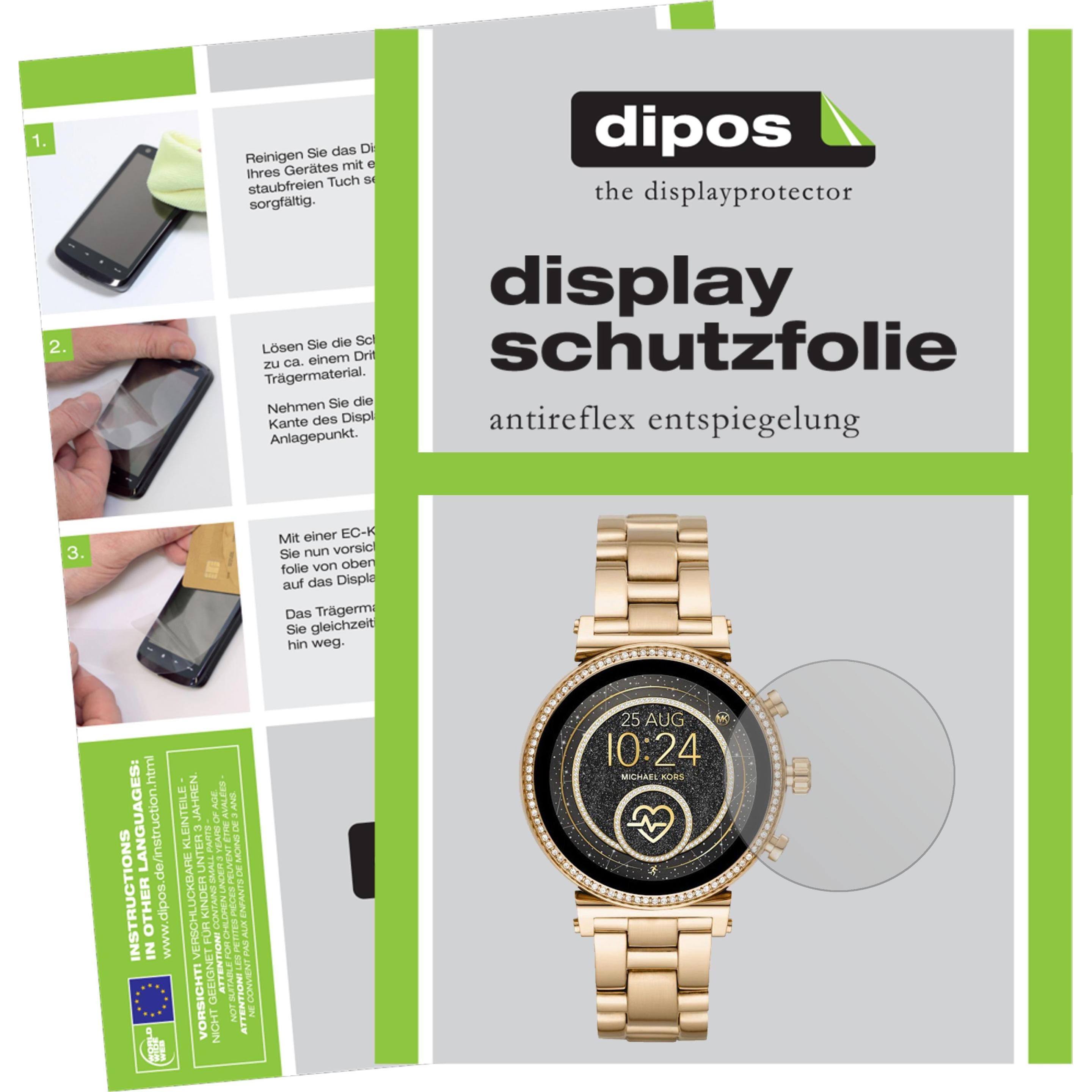 Bild von Dipos Displayschutzfolie Antireflex, Smartwatch Schutzfolie, Transparent