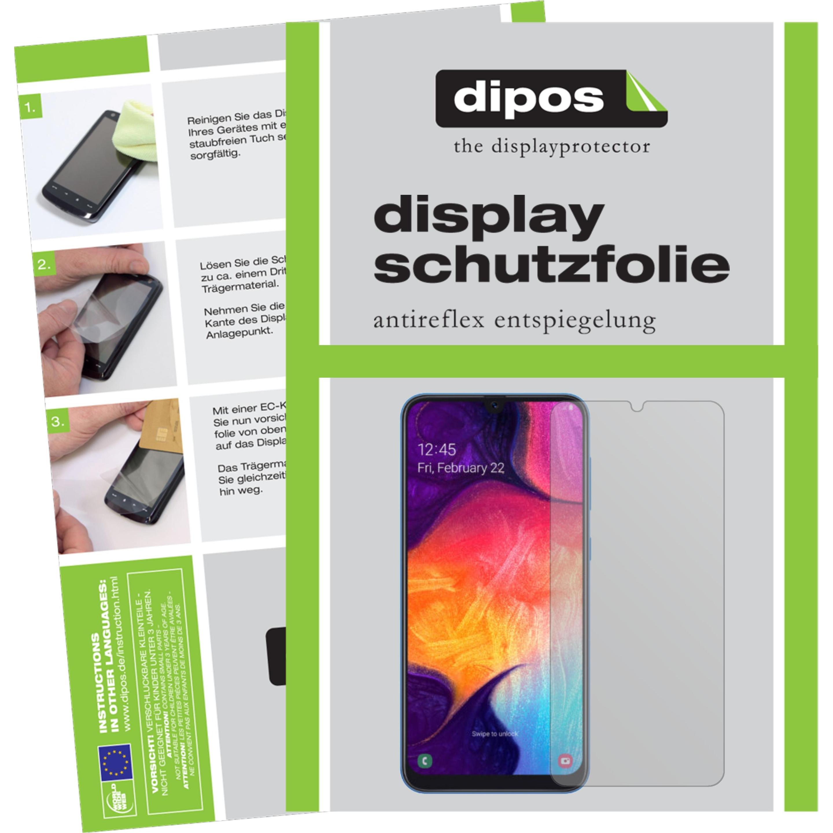 Bild von Dipos Displayschutzfolie Antireflex (2 Stück, Samsung Galaxy A40), Smartphone Schutzfolie, Transparent