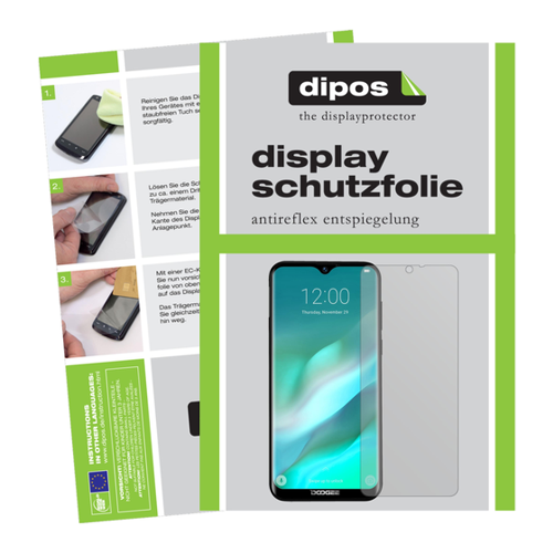 Bild von Dipos Displayschutzfolie Antireflex für Doogee X90L – Hochwertiger Schutz für Ihr Smartphone