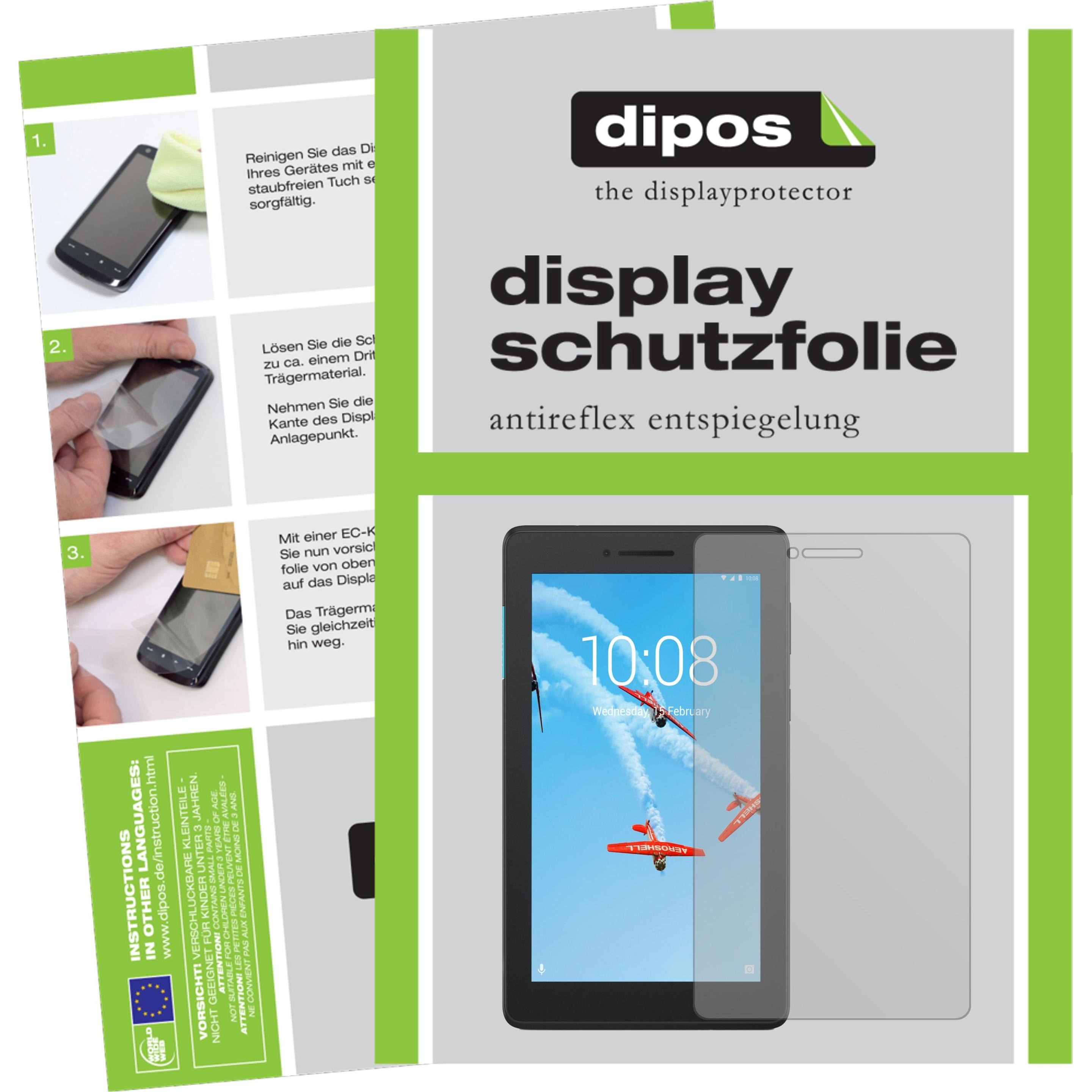Bild von Dipos Displayschutzfolie Antireflex (2 Stück, Lenovo TB-7104F), Tablet Schutzfolie