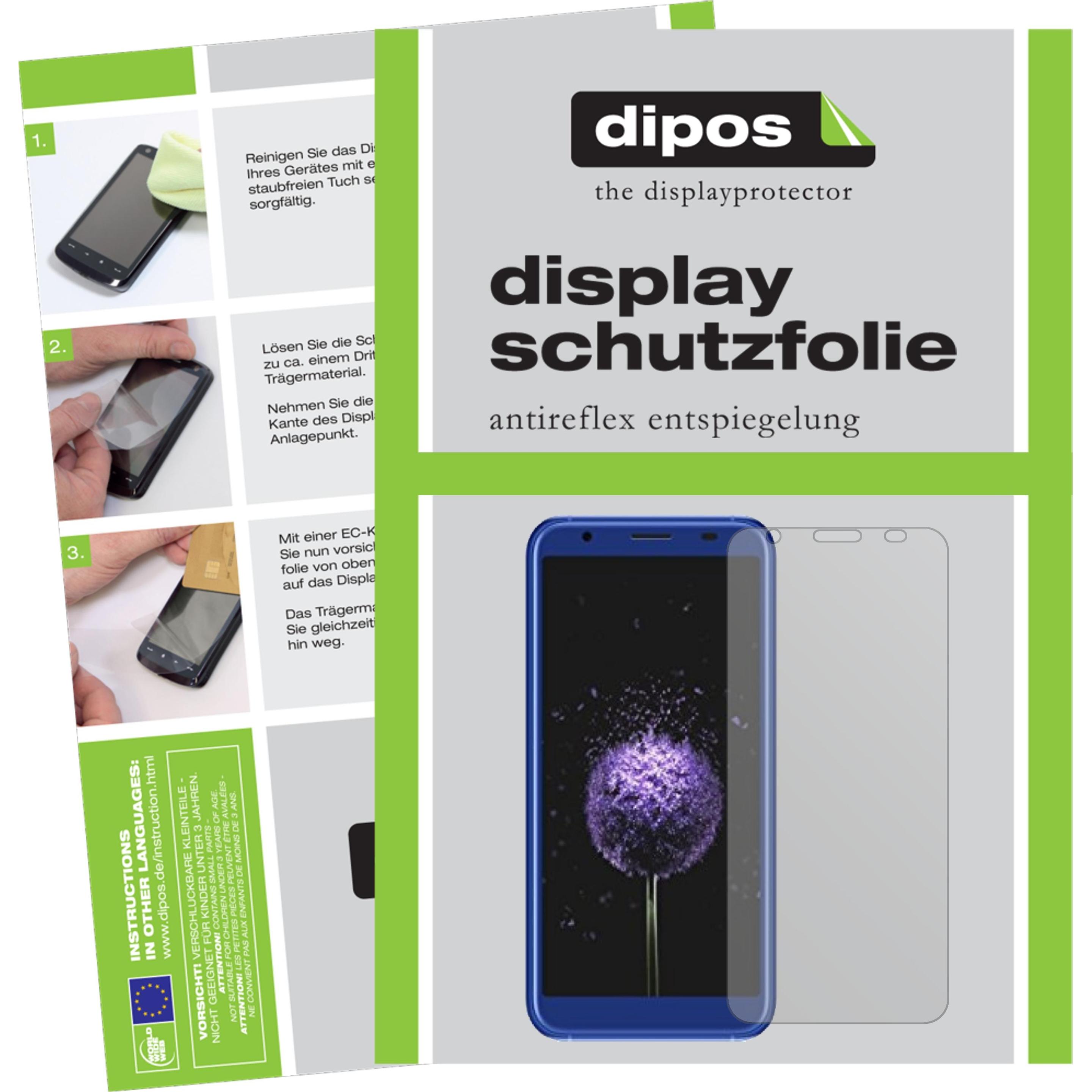 Bild von Dipos Displayschutzfolie Antireflex (2 Stück, Doogee X50L), Smartphone Schutzfolie, Transparent