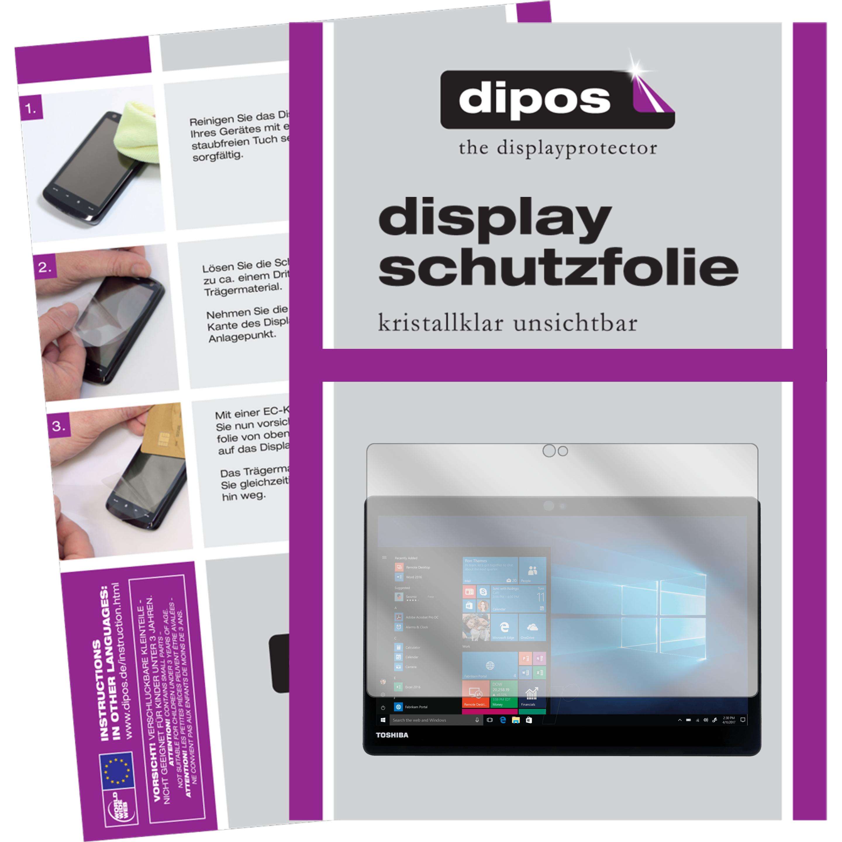 Bild von Dipos Displayschutzfolie Crystalclear (13.30", 16 : 9), Notebook Schutzfolie
