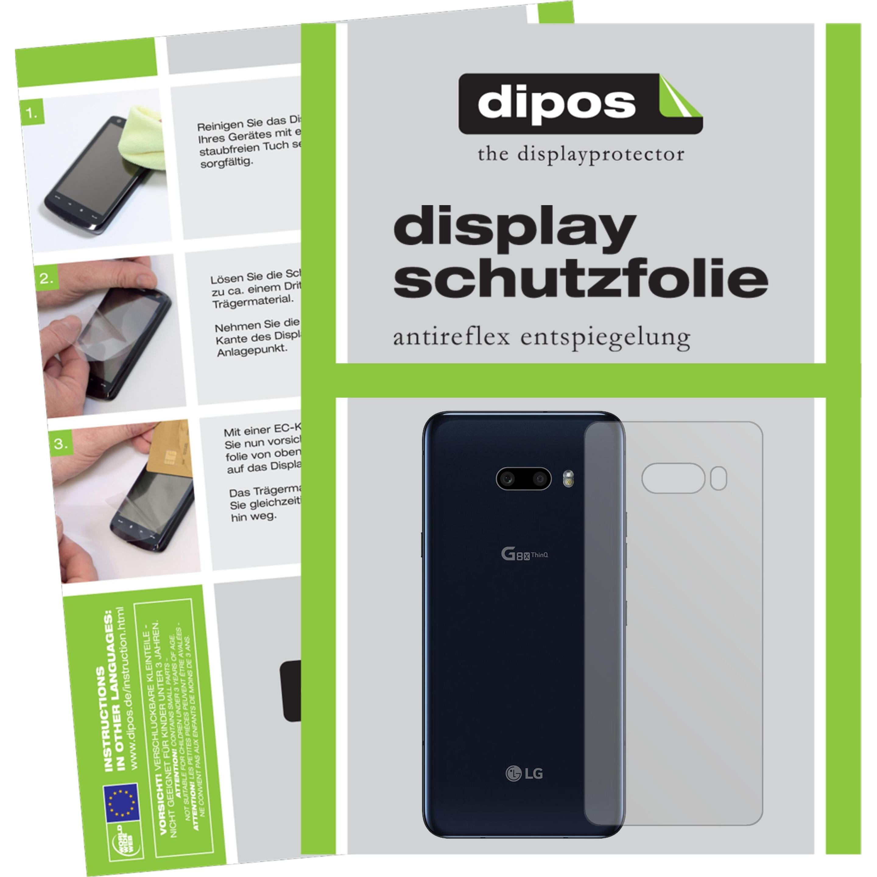 Bild von Dipos Displayschutzfolie Antireflex (6 Stück, LG G8X ThinQ), Smartphone Schutzfolie, Transparent
