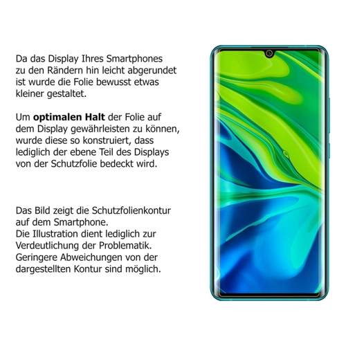 Bild von Dipos Displayschutzfolie Antireflex (6 Stück, Xiaomi Mi Note 10) - 1060005599