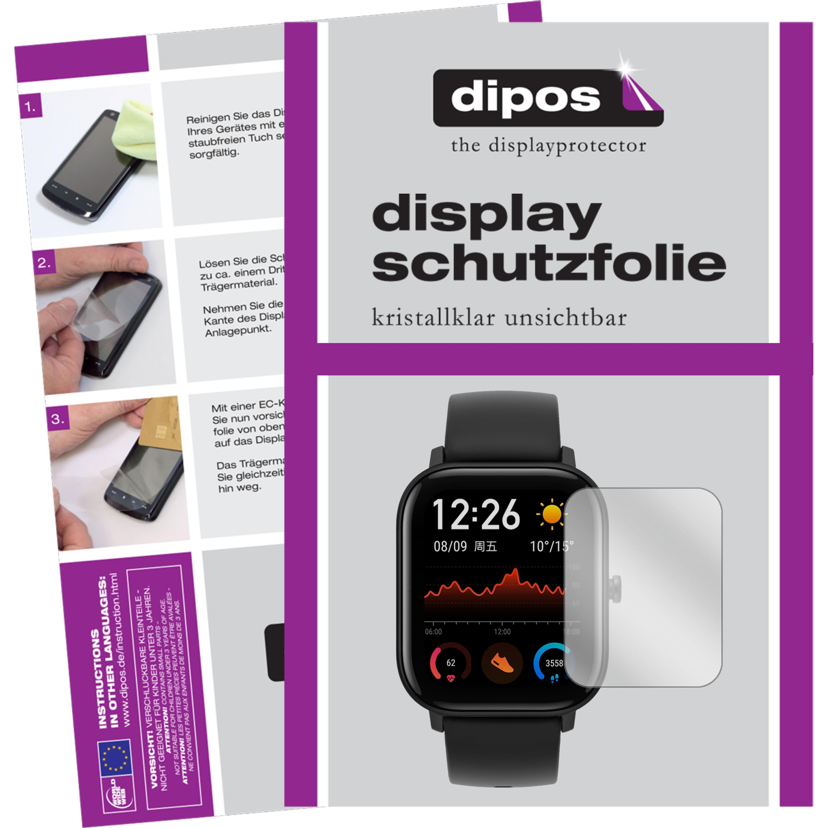 Bild von Dipos Displayschutzfolie Crystalclear, Smartwatch Schutzfolie, Transparent