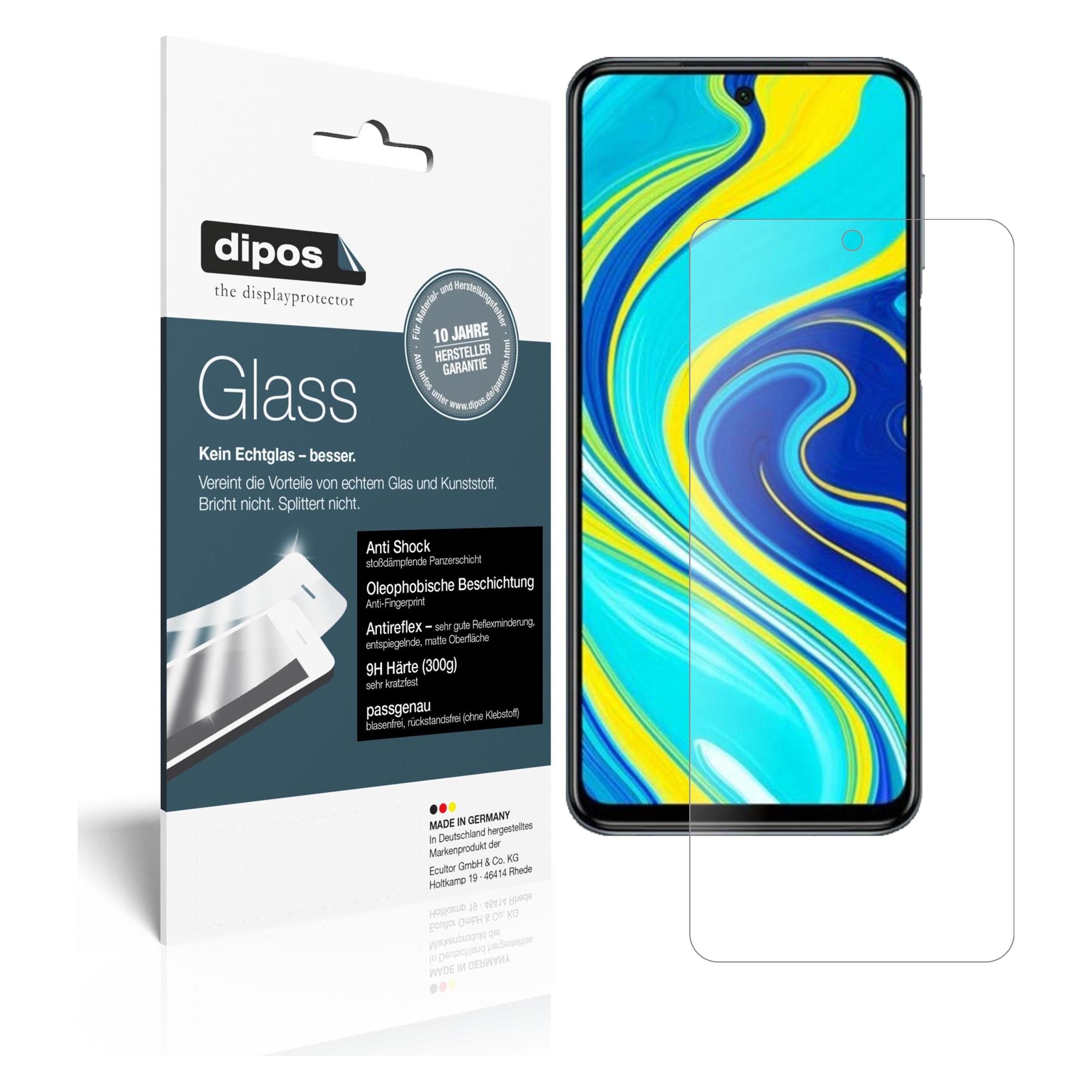 Bild von Dipos Displayschutz Anti-Shock (2 Stück, Xiaomi Redmi Note 9S), Smartphone Schutzfolie, Transparent