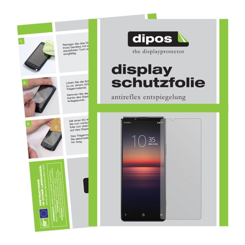 Bild von Dipos I 2X Schutzfolie matt für Sony Xperia 1 II – Optimaler Displayschutz