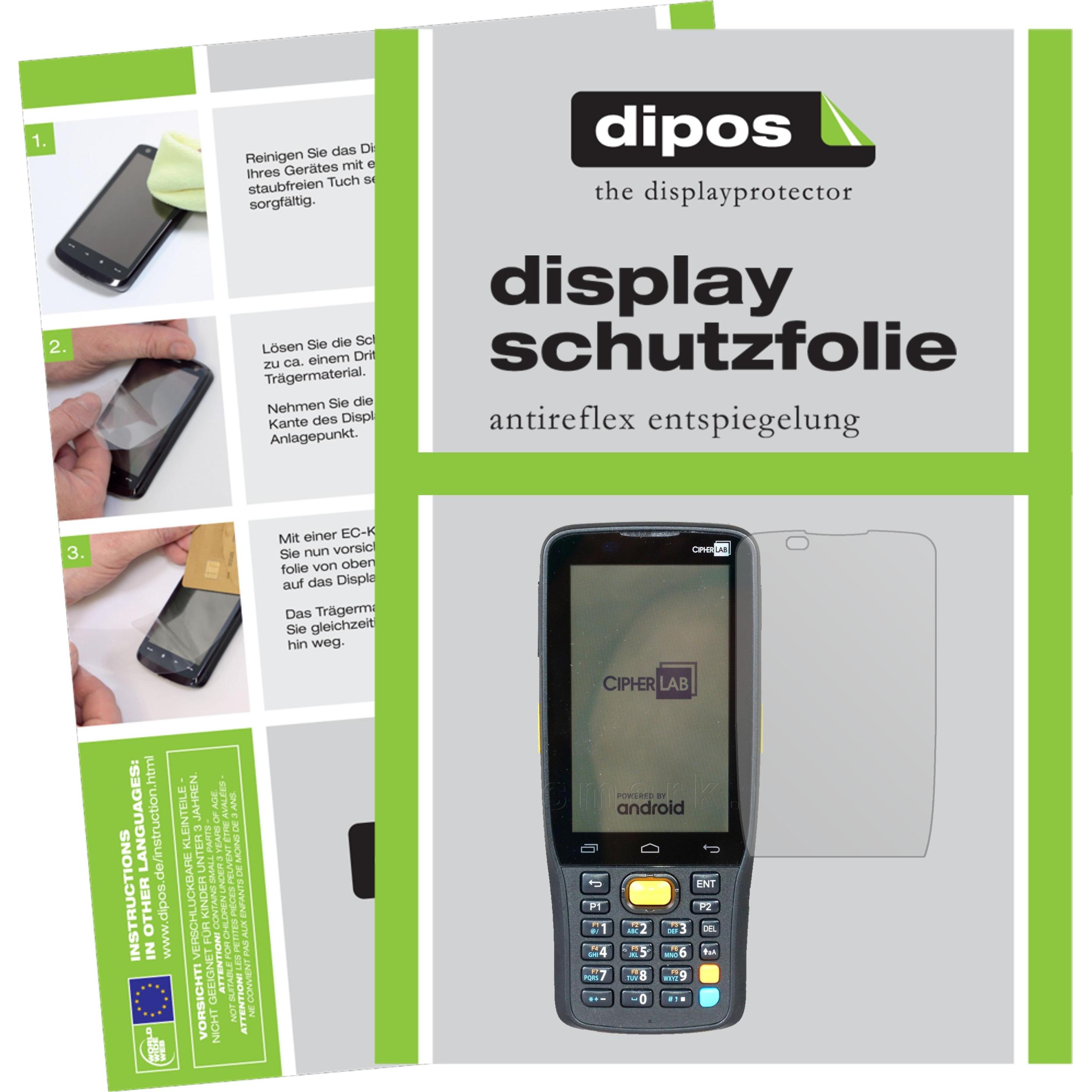 Bild von Dipos Displayschutzfolie Antireflex (2 Stück, CipherLab RK25), Smartphone Schutzfolie
