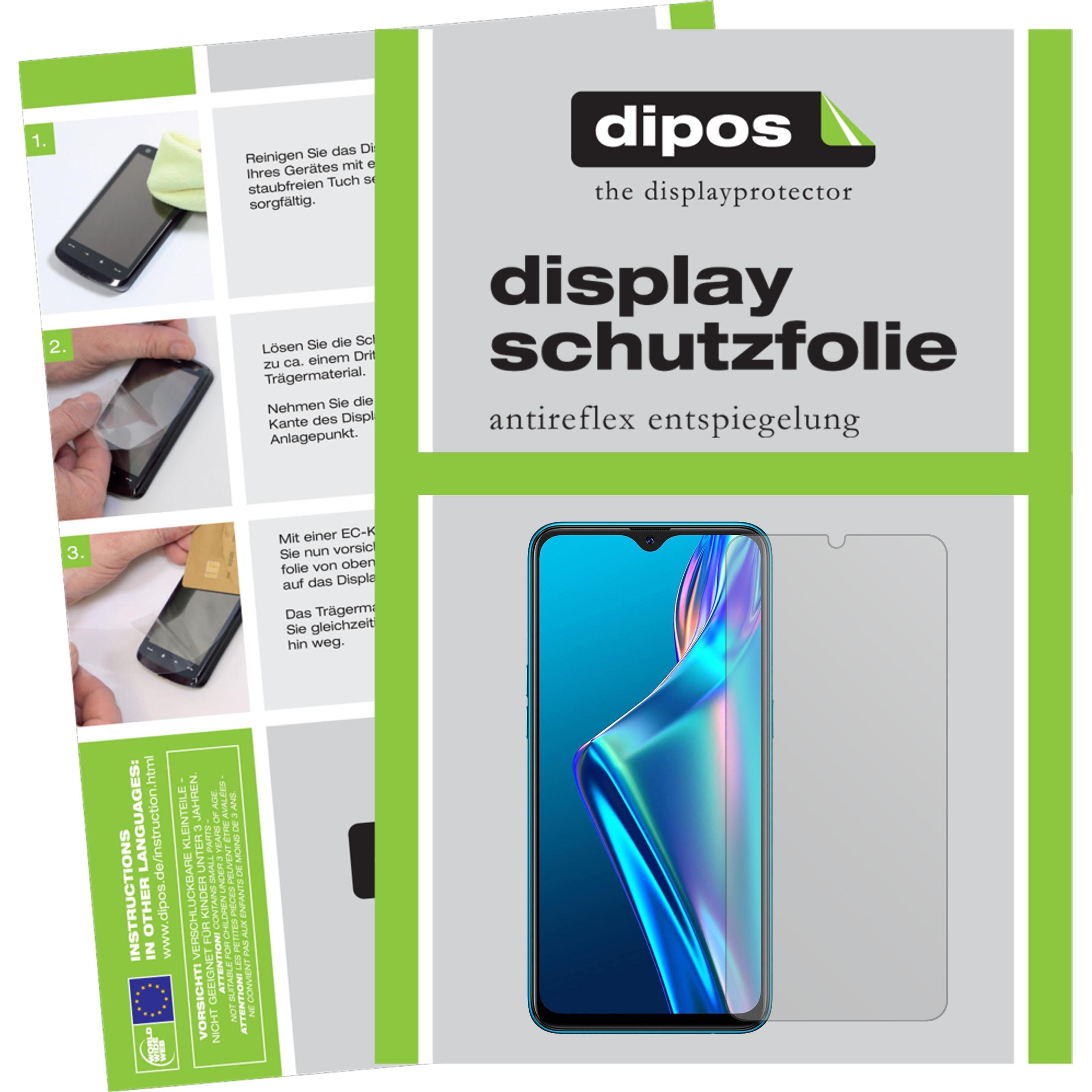 Bild von Dipos Displayschutzfolie Antireflex (2 Stück, Oppo A12), Smartphone Schutzfolie, Transparent