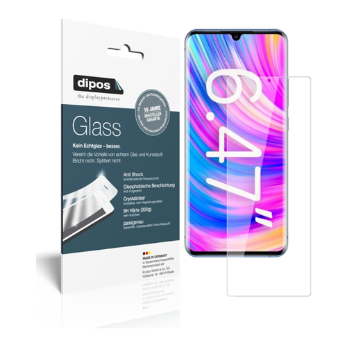 Bild von dipo I 9H Displayschutz für ZTE Blade 20 Pro 5G – Anti-Shock Schutzfolie