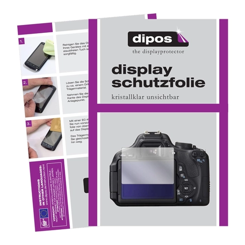 Bild von Dipos Displayschutzfolie Crystalclear für Canon EOS 750D