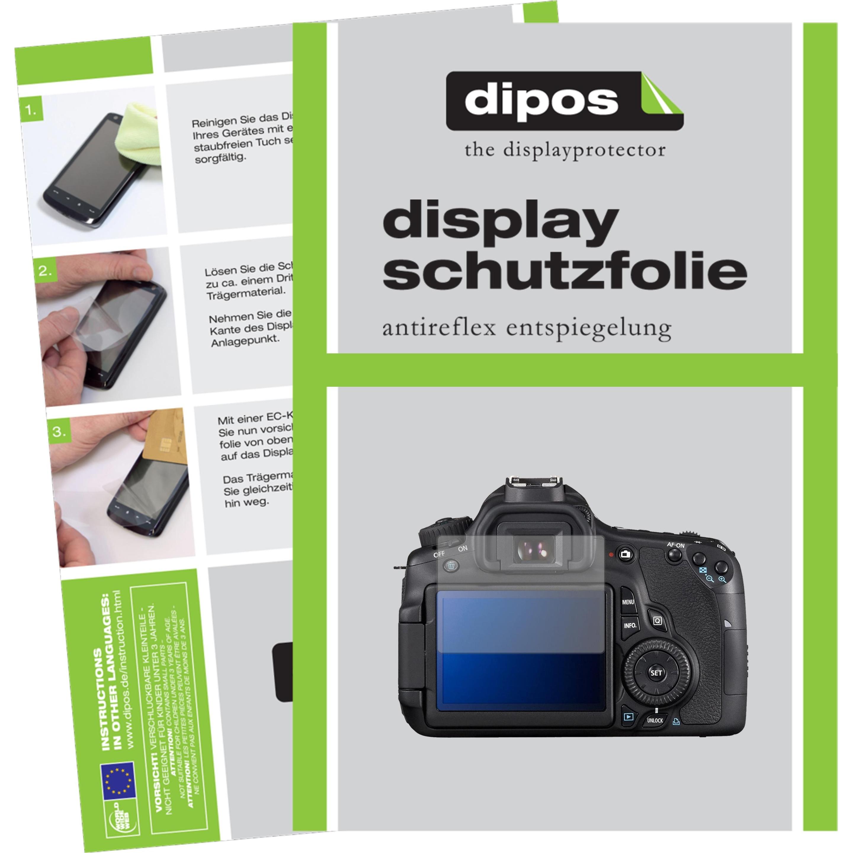 Bild von Dipos Displayschutzfolie Antireflex (Displayschutz, Canon EOS 60D), Kameraschutz, Transparent