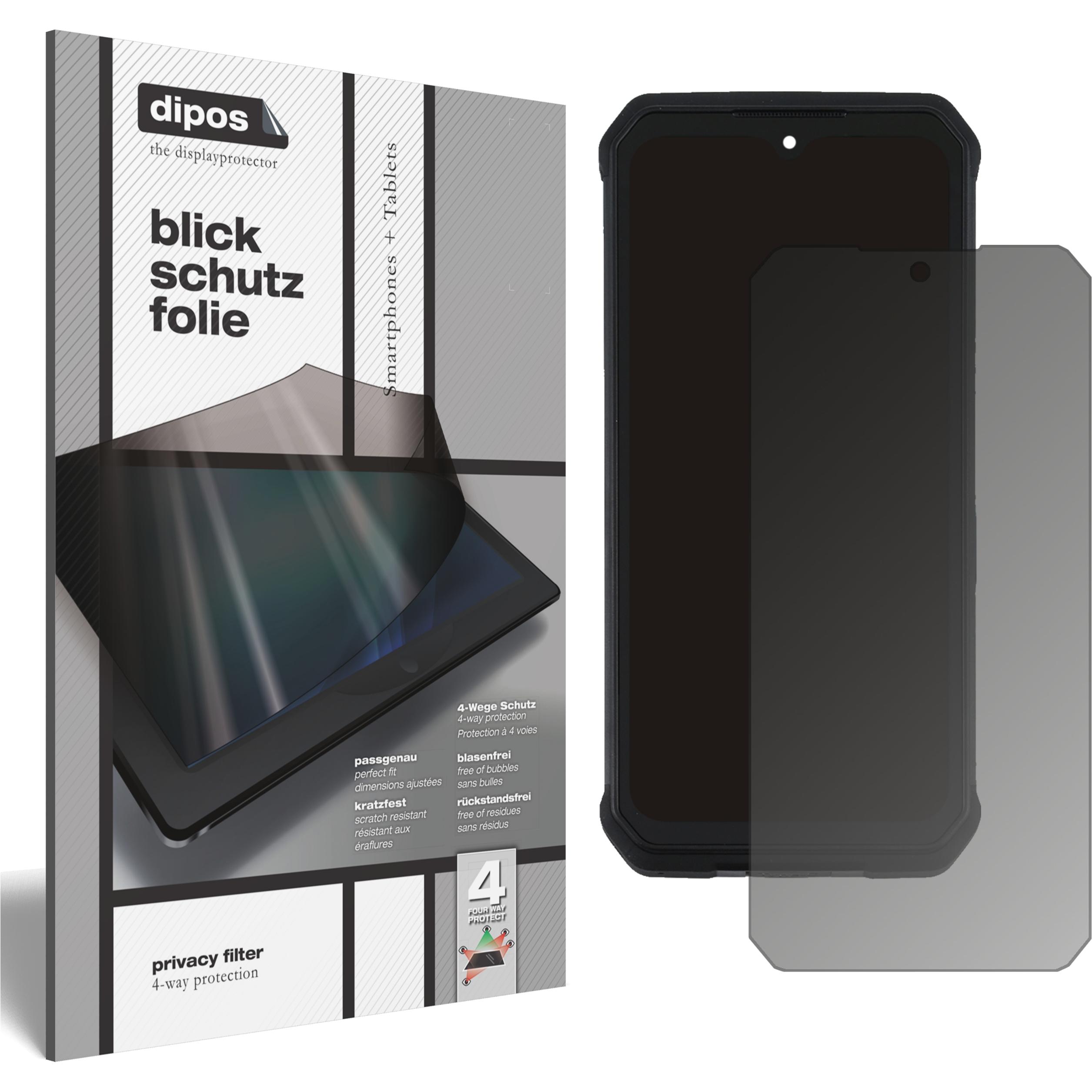 Bild von Dipos Blickschutzfolie 4-Way Privacy (1 Stück, Ulefone Armor 9E), Smartphone Schutzfolie, Transparent