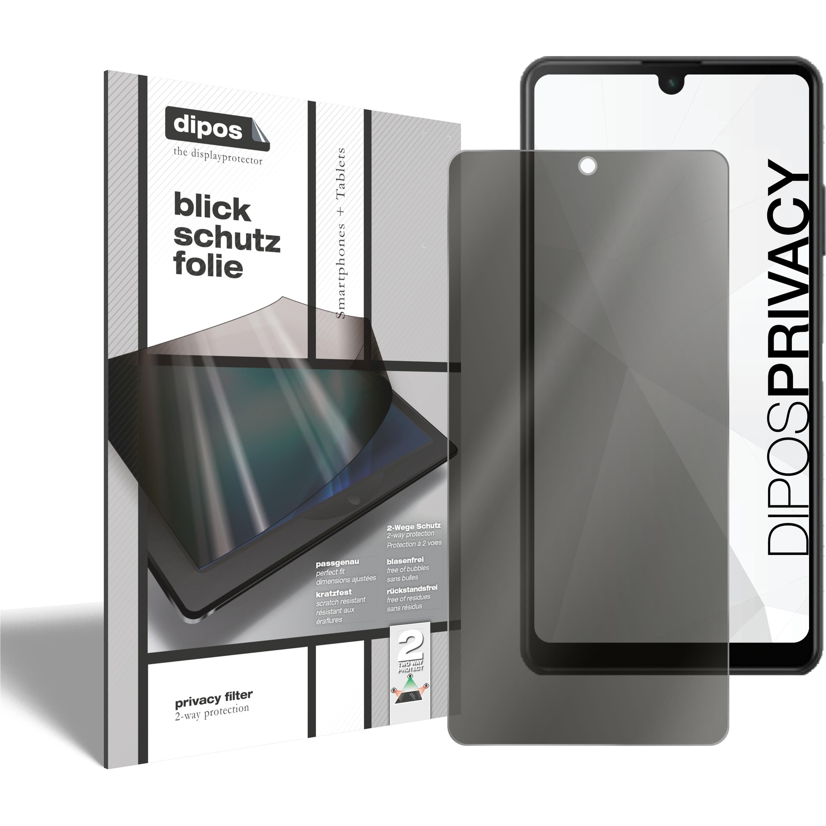 Bild von Dipos Blickschutzfolie 2-Way Anti-Shock (2 Stück, Sony Xperia Ace 2), Smartphone Schutzfolie, Transparent