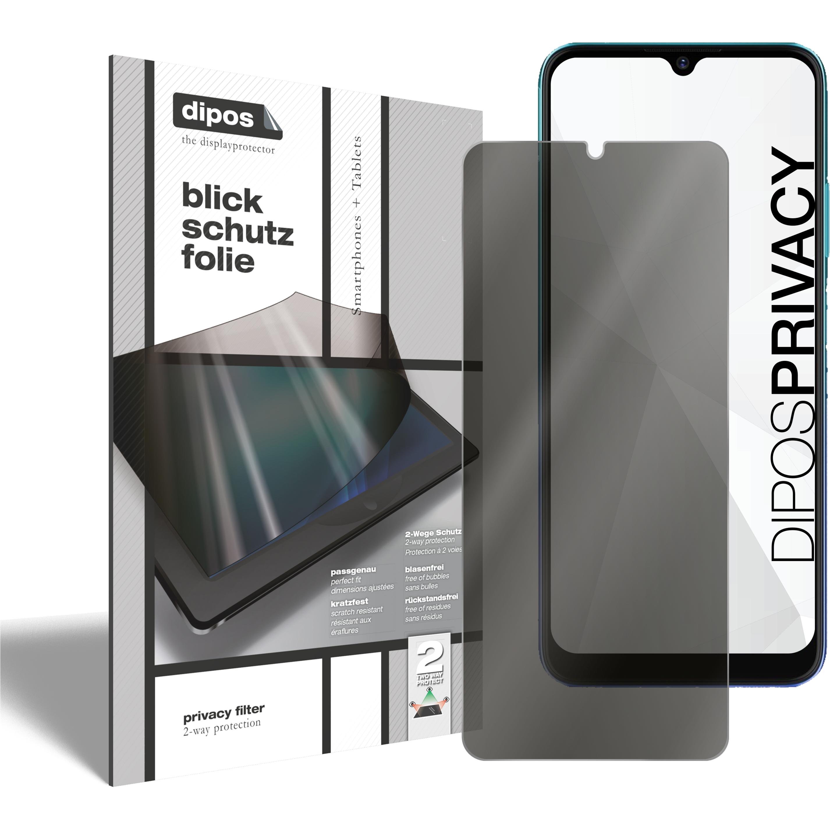 Bild von Dipos Blickschutzfolie 2-Way Anti-Shock (1 Stück, ZTE Blade V30 Vita), Smartphone Schutzfolie, Transparent
