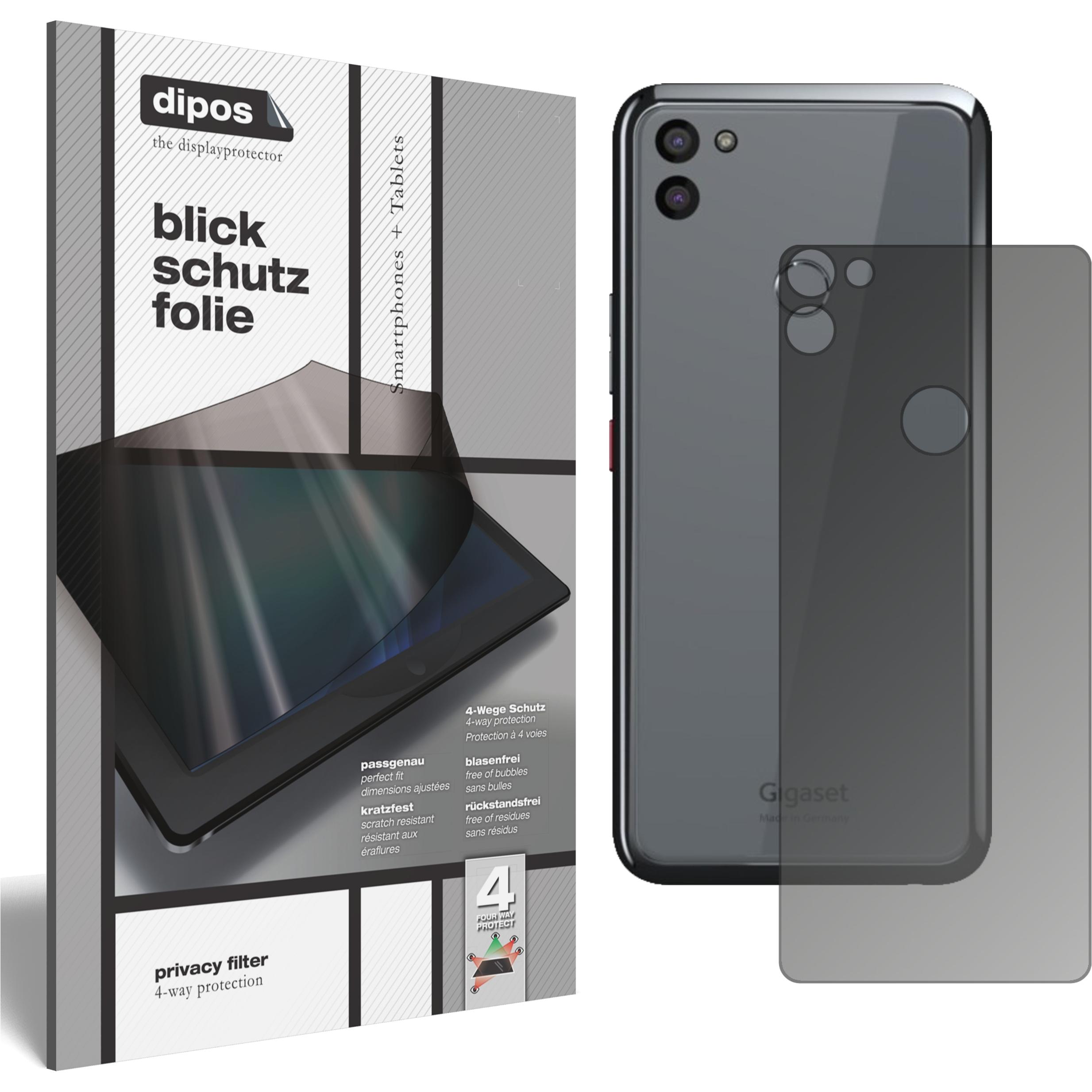 Bild von Dipos Blickschutzfolie 4-Way Privacy (1 Stück, Gigaset GS5), Smartphone Schutzfolie, Transparent