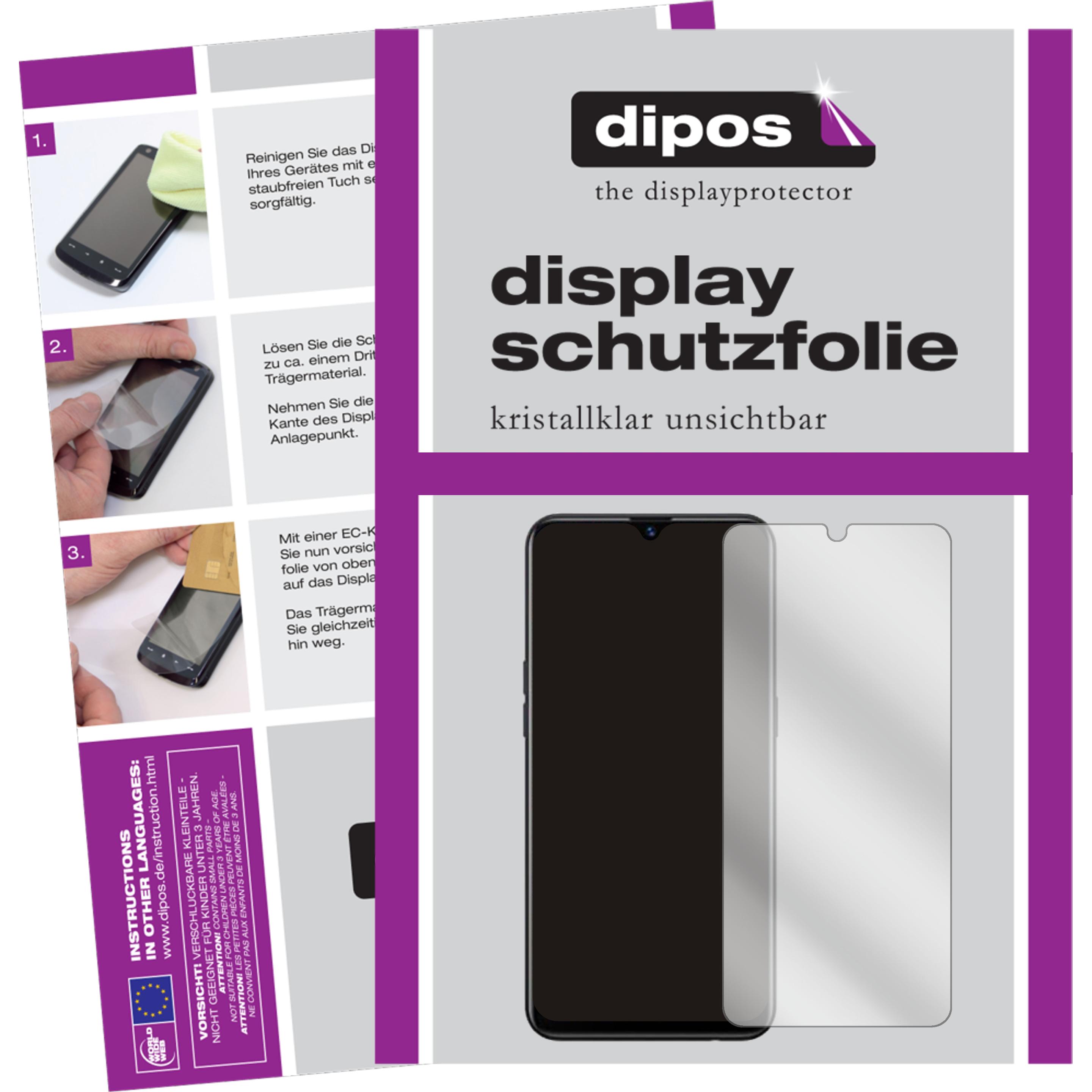 Bild von Dipos Displayschutzfolie Crystalclear (2 Stück, Oppo A5s), Smartphone Schutzfolie, Transparent