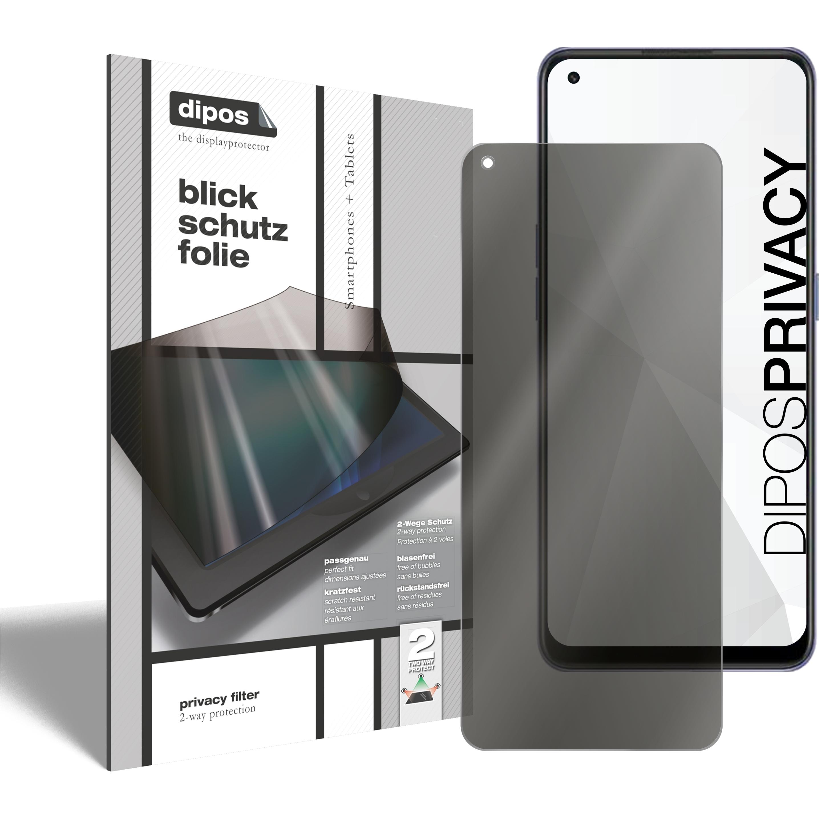 Bild von Dipos Blickschutzfolie 2-Way Anti-Shock (1 Stück, Oppo Reno 7 SE), Smartphone Schutzfolie, Transparent