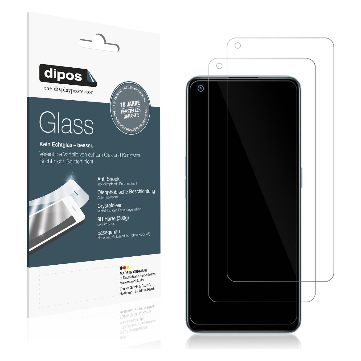 Bild von Dipos Displayschutz Anti-Shock (1 Stück, Realme 9 Pro Plus), Smartphone Schutzfolie, Transparent