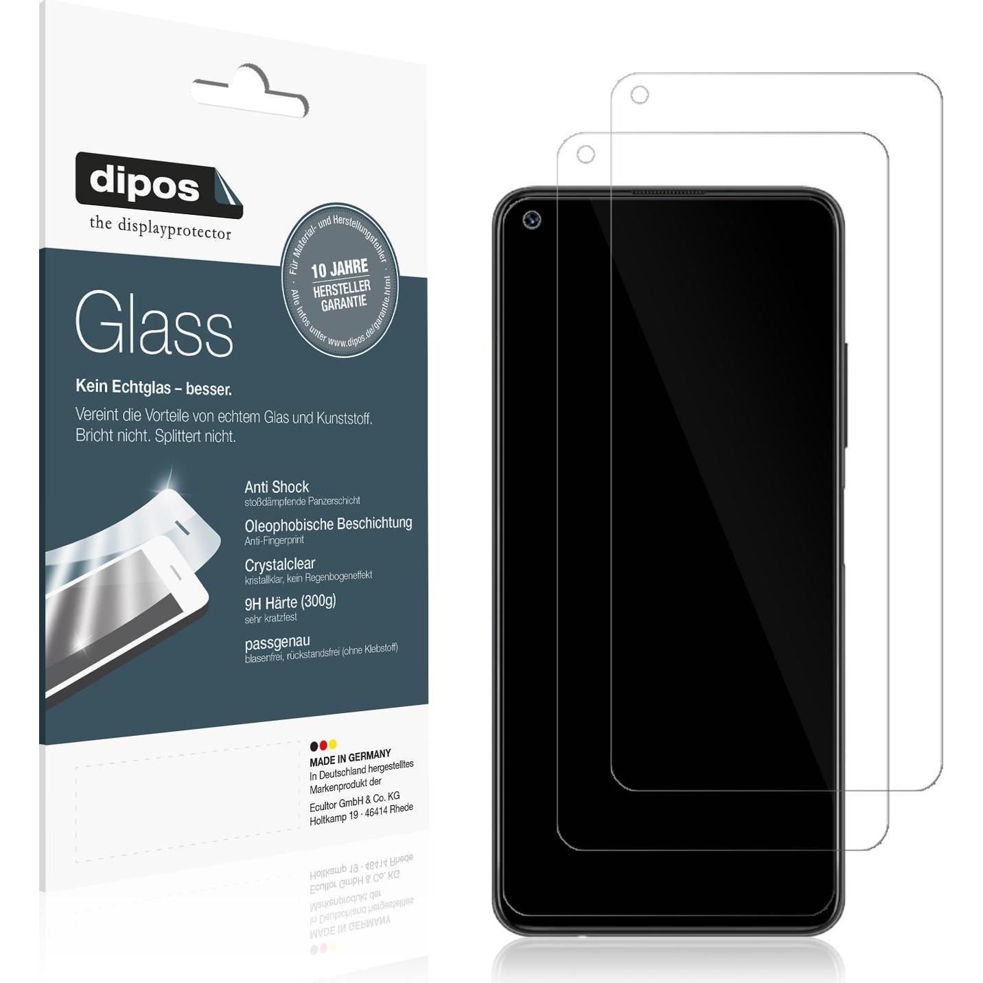 Bild von Dipos Displayschutz Anti-Shock (1 Stück, Umidigi F2), Smartphone Schutzfolie, Transparent