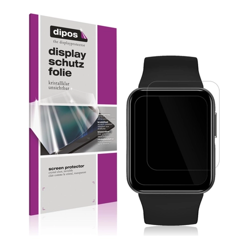Bild von Dipps I 2X Schutzfolie klar kompatibel mit GRV Smartwatch