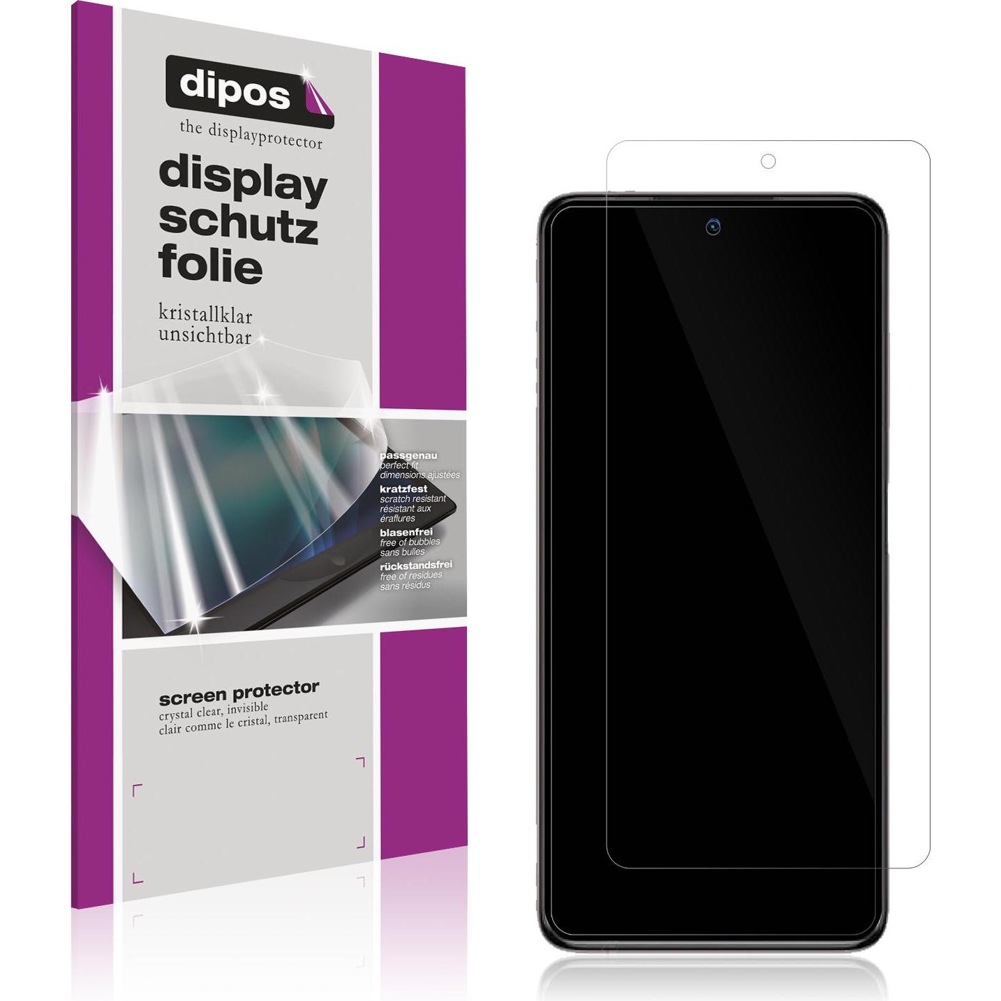 Bild von Dipos Displayschutzfolie Crystalclear (2 Stück, Xiaomi Poco X3 Pro), Smartphone Schutzfolie, Transparent