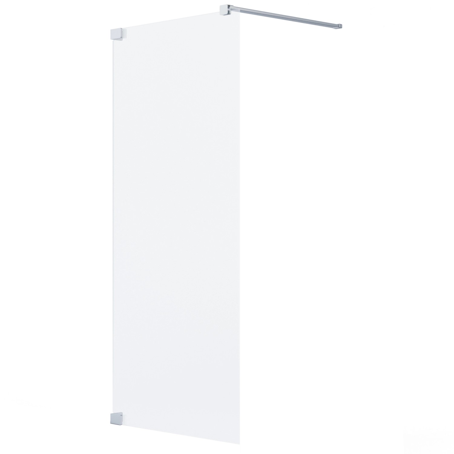Bild von Schöner Wohnen Duschabtrennung Walk-In Silbermatt 120 cm x 200 cm Anschlag L