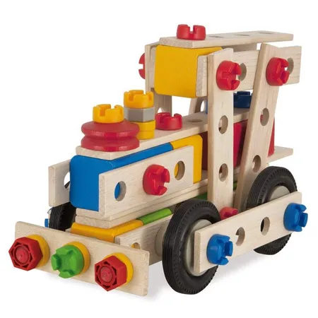 Bild von Eichhorn Constructor große Lok, Flugzeug, Roboter... 100 Teile 100039027 Spielbausteine